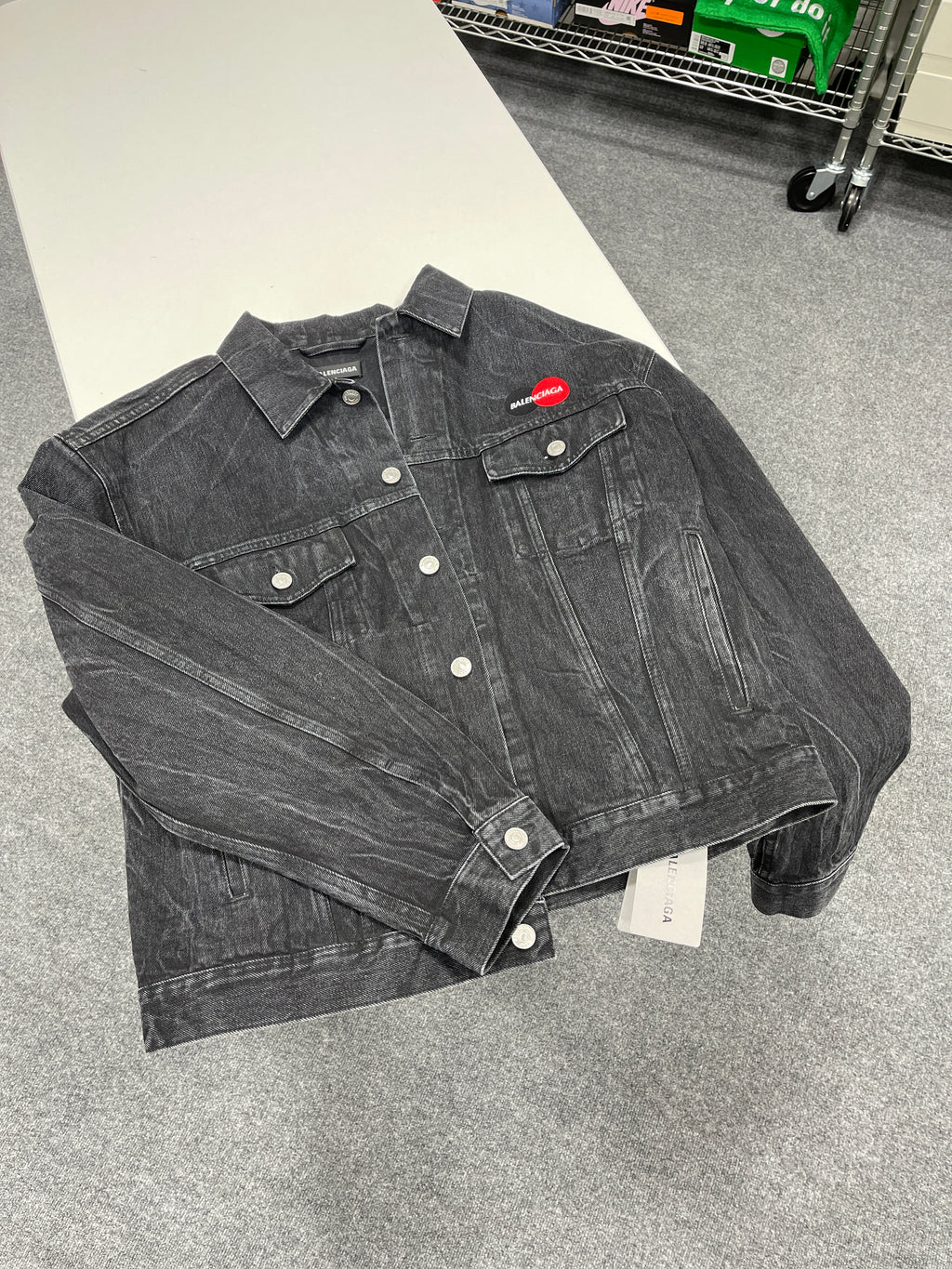 Balenciaga Denim Jacket Sz 50