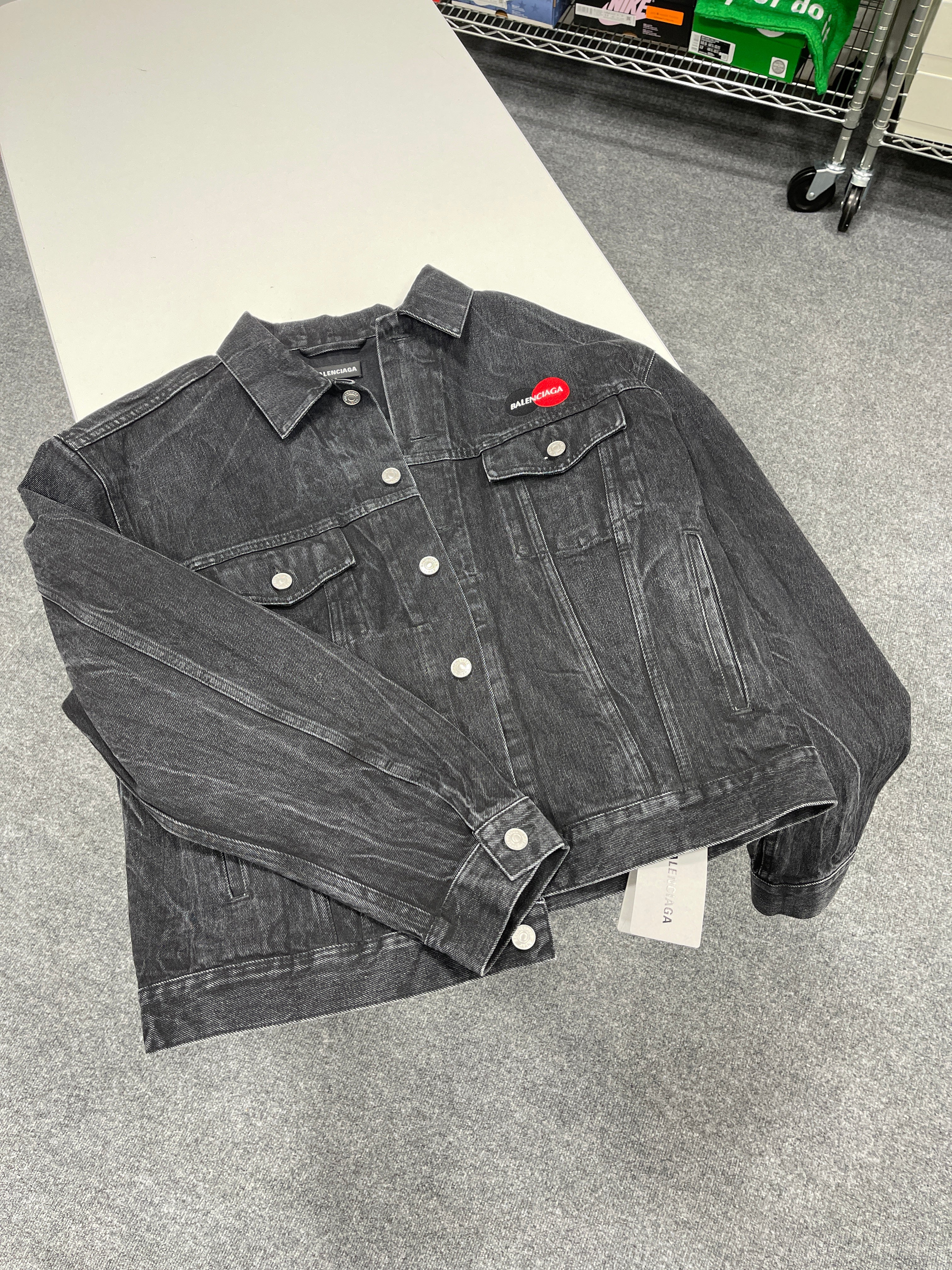 Balenciaga Denim Jacket Sz 50