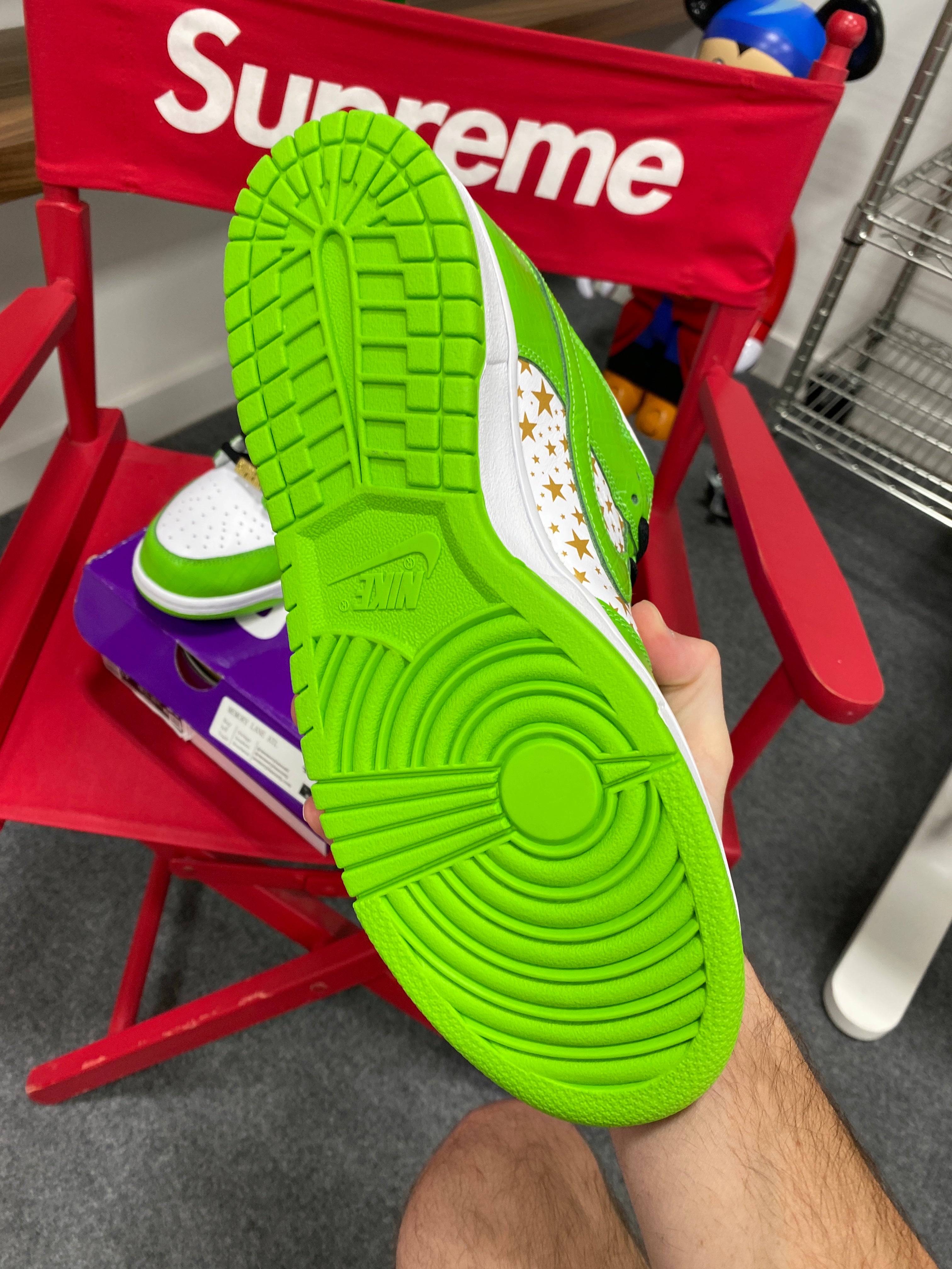 Nike SB Dunk Low Supreme Green (2021) Sz 10.5