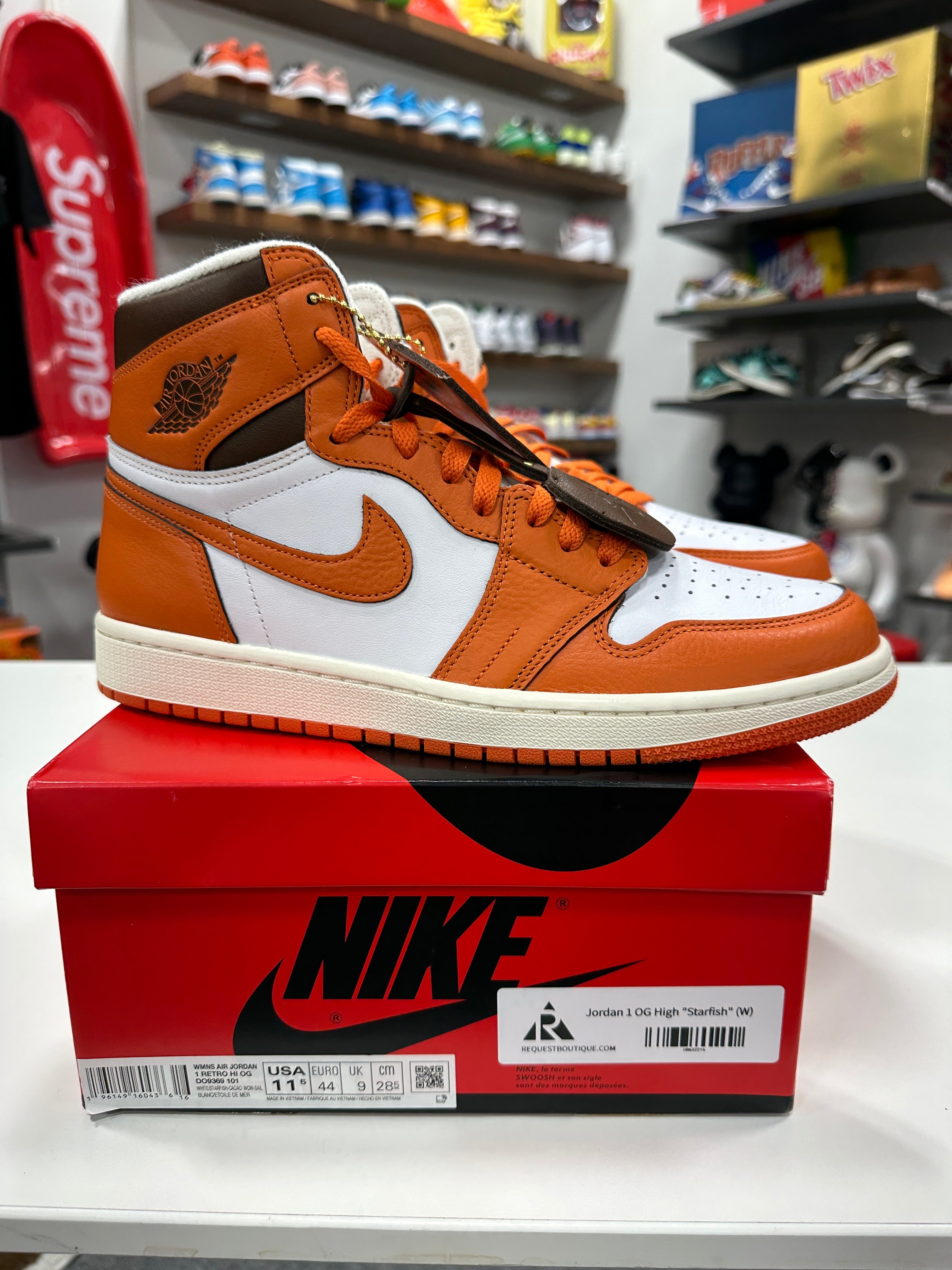 Air Jordan 1 High Starfish Women's Sz 11.5