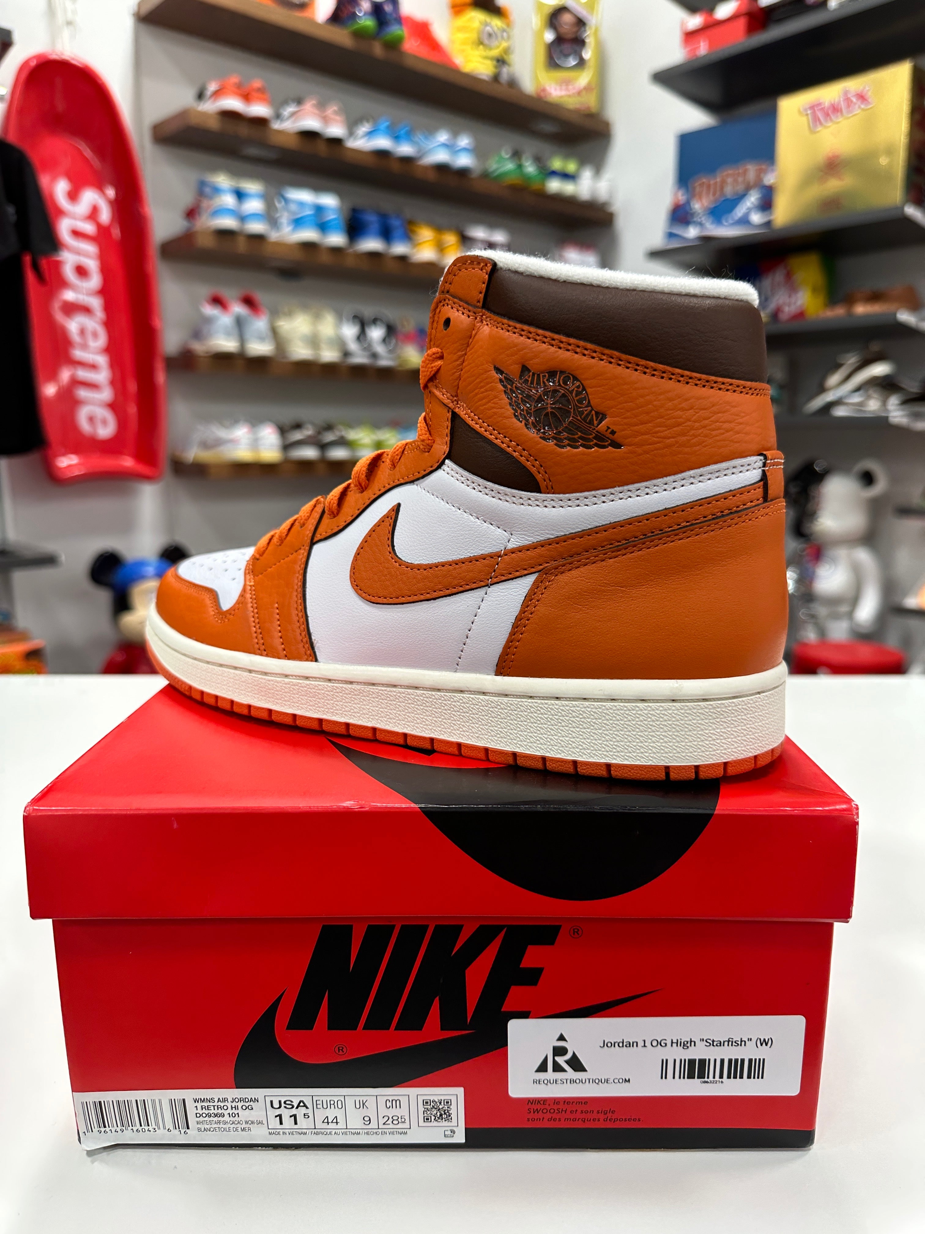Air Jordan 1 High Starfish Women's Sz 11.5