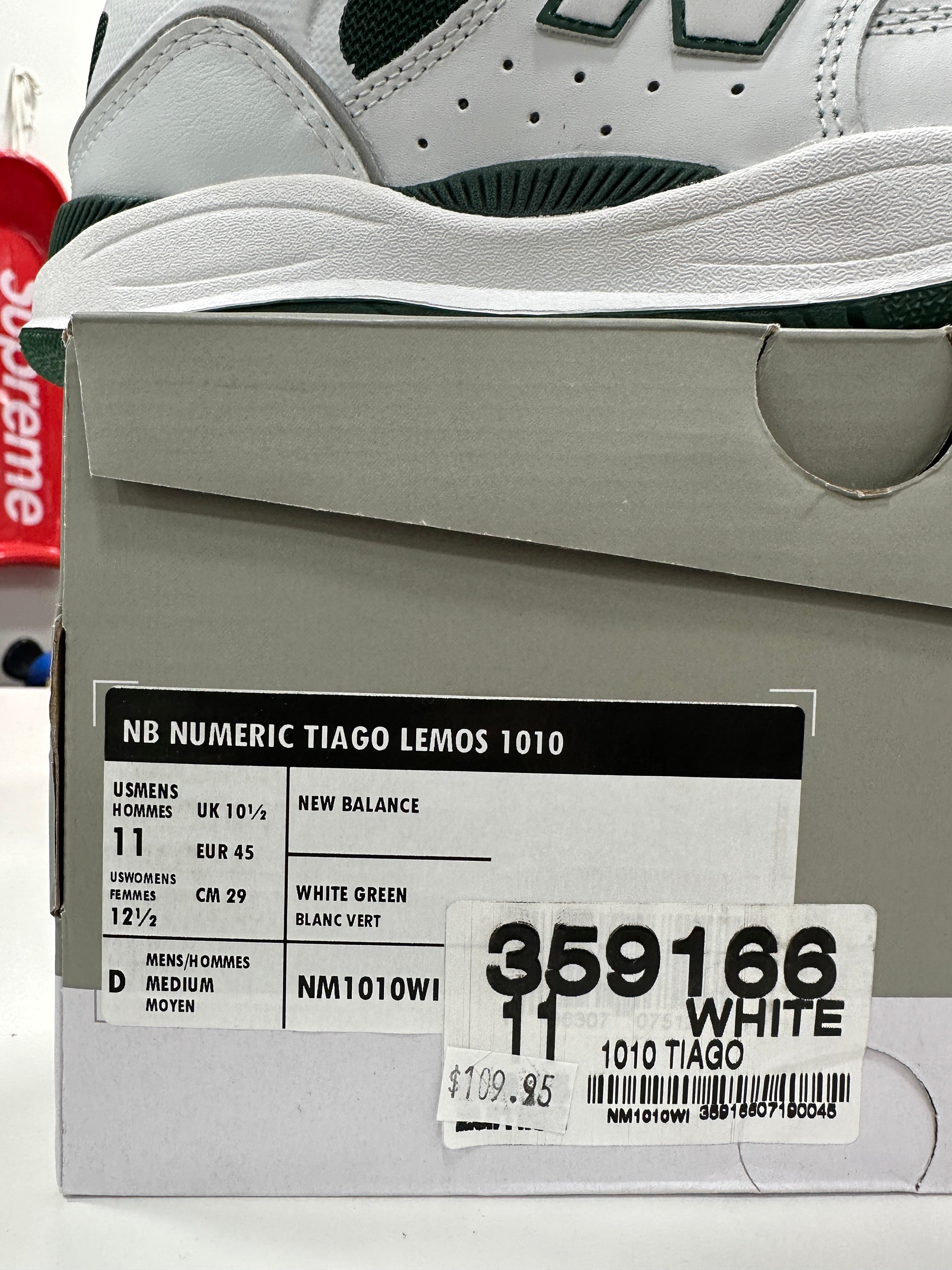 New Balance NUMERIC TIAGO LEMOS 1010 Sz 11