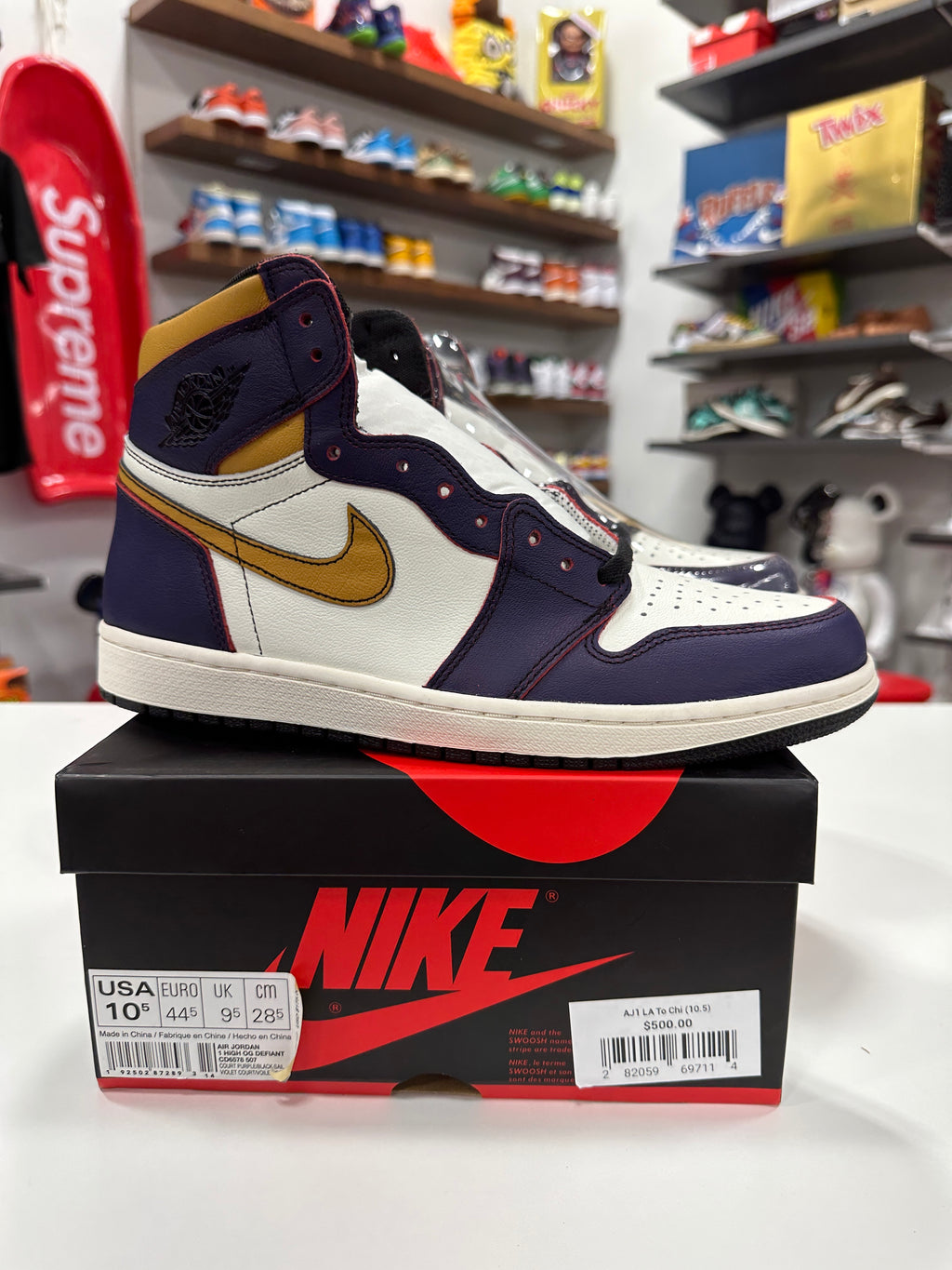 Air Jordan 1 High SB LA To CHI Sz 10.5