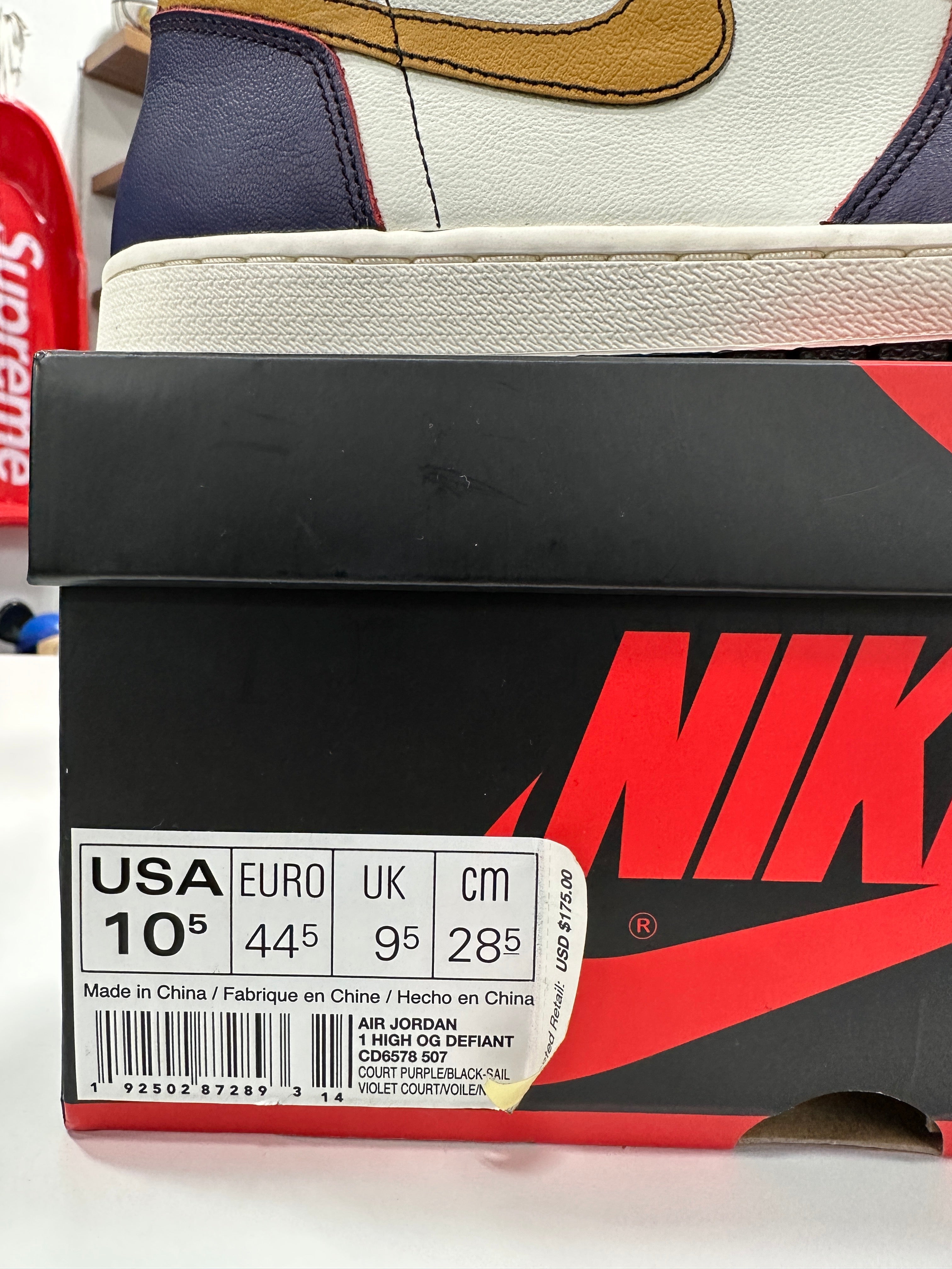 Air Jordan 1 High SB LA To CHI Sz 10.5