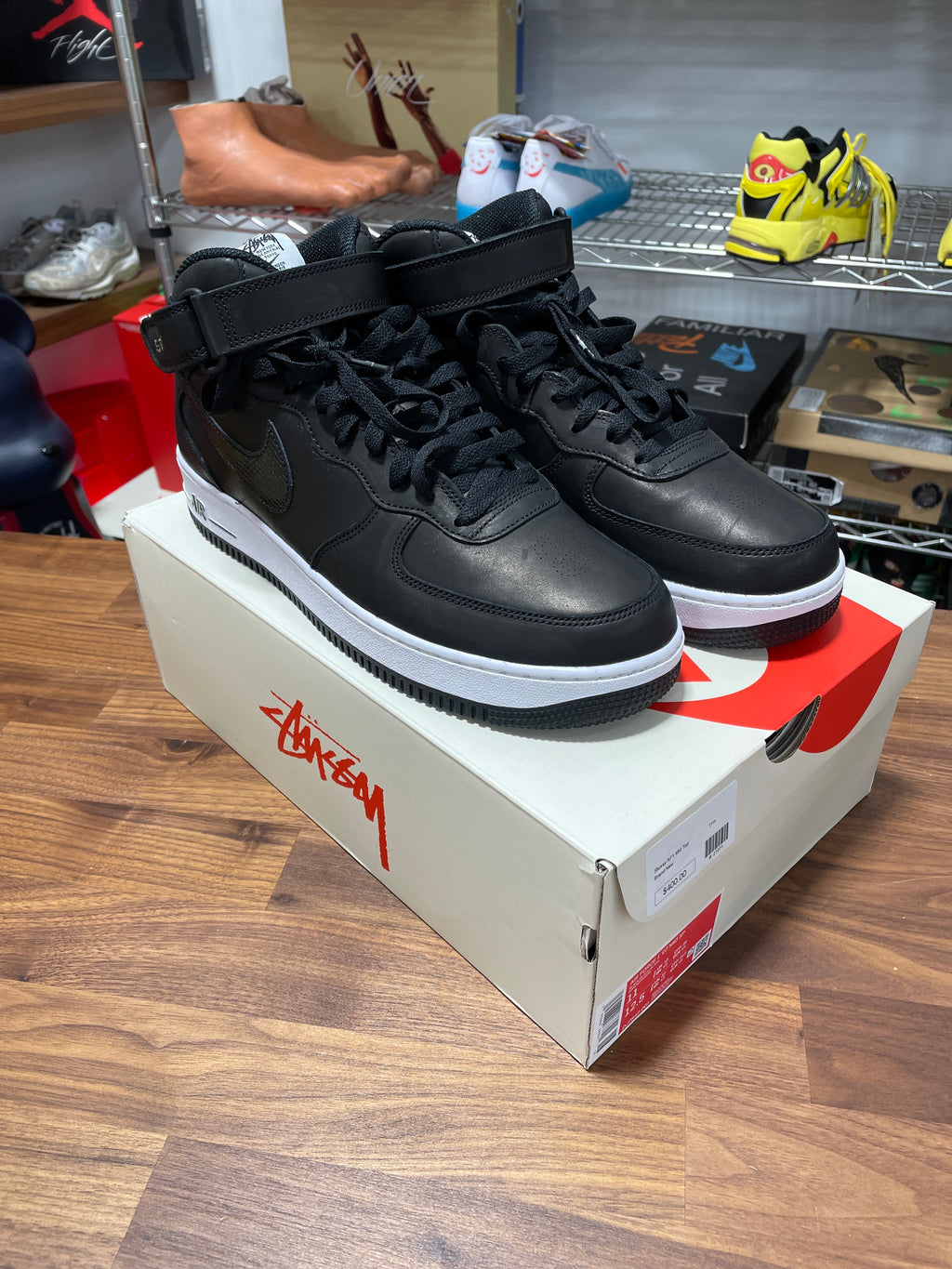 Nike Air Force 1 Mid Stussy Sz 11