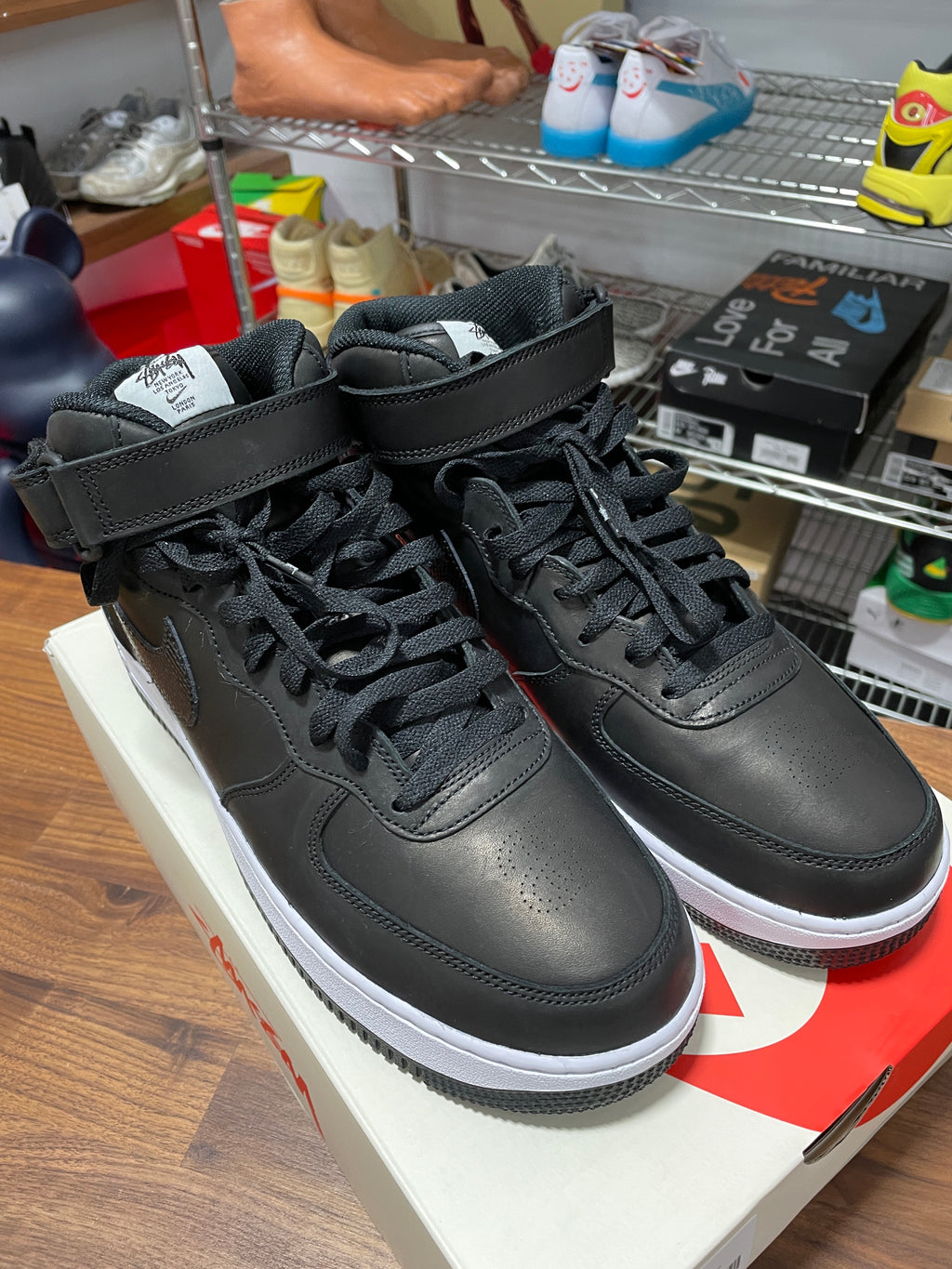 Nike Air Force 1 Mid Stussy Sz 11