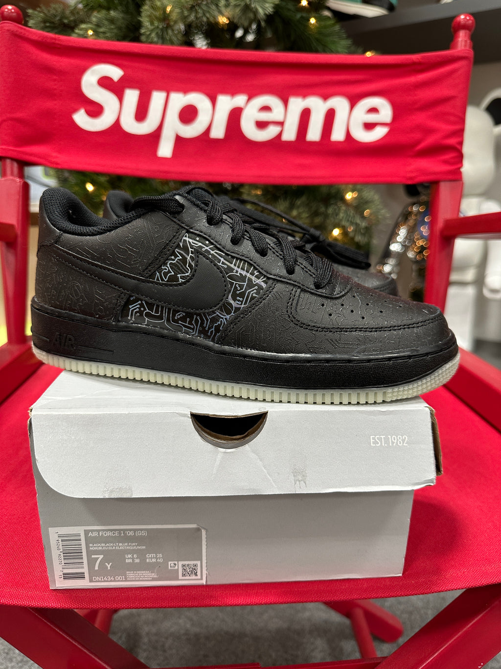 Nike Air Force 1 Low Space Jam Sz 7y