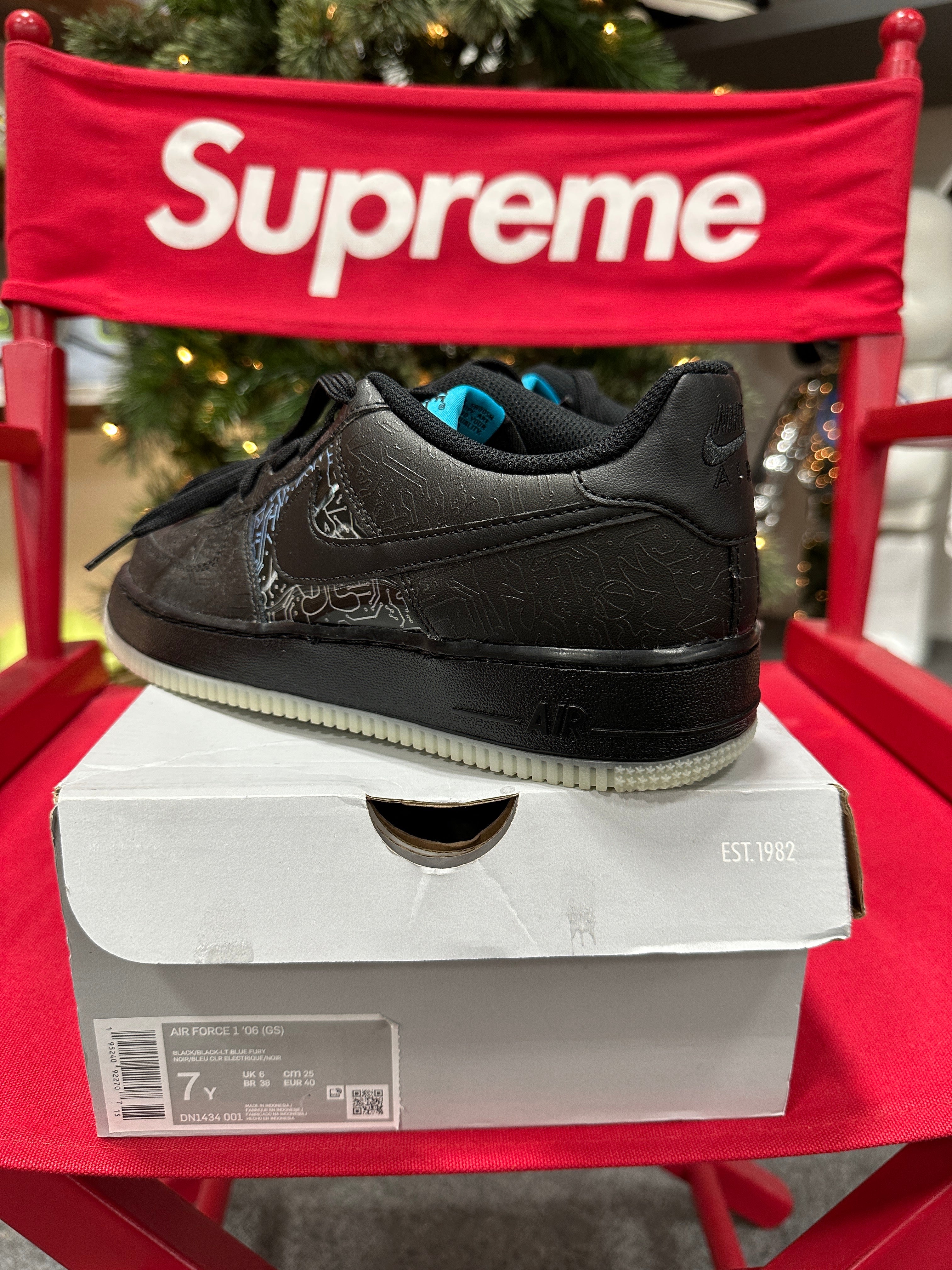 Nike Air Force 1 Low Space Jam Sz 7y