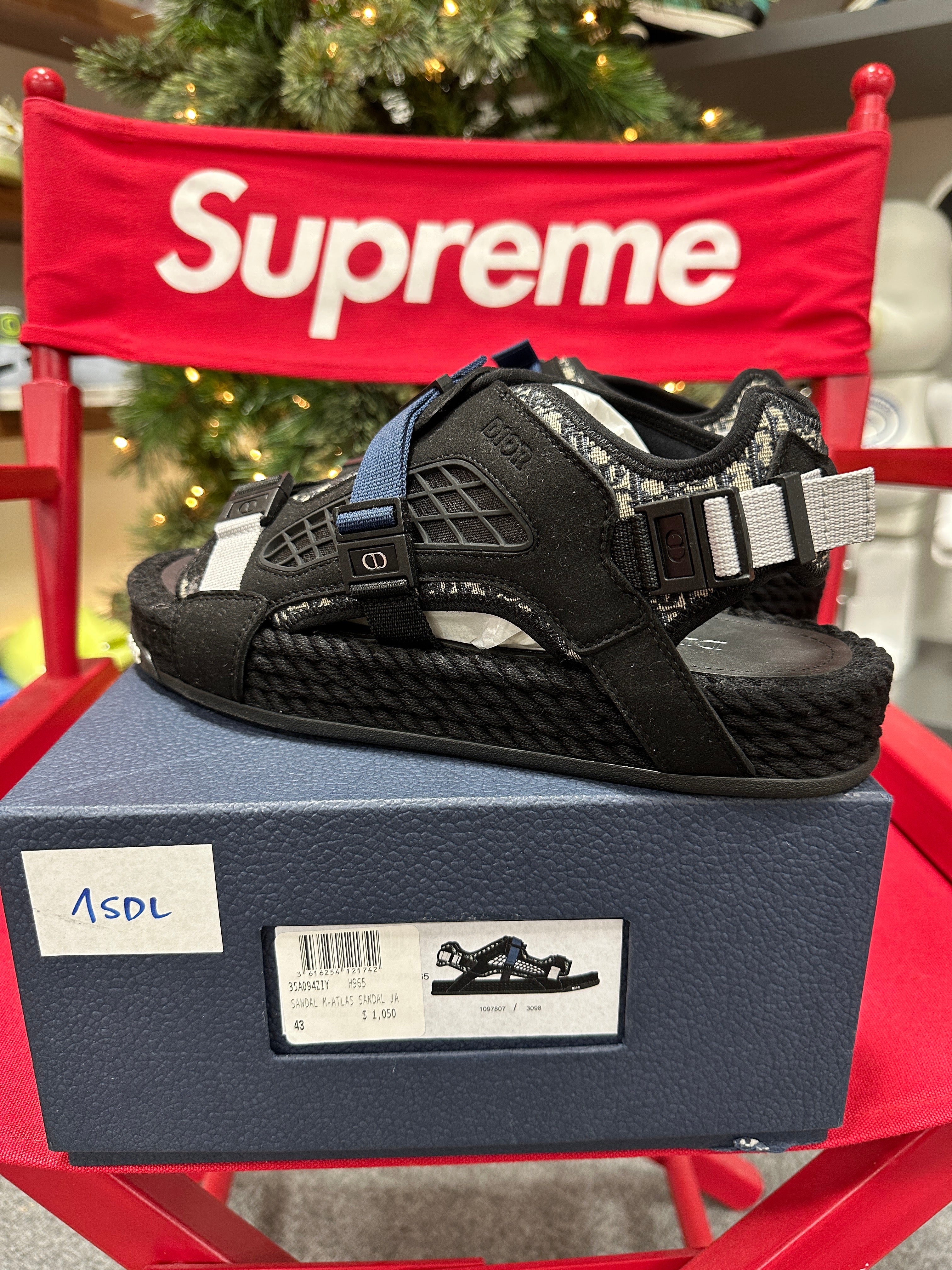 Dior Atlas Sandals Sz 43