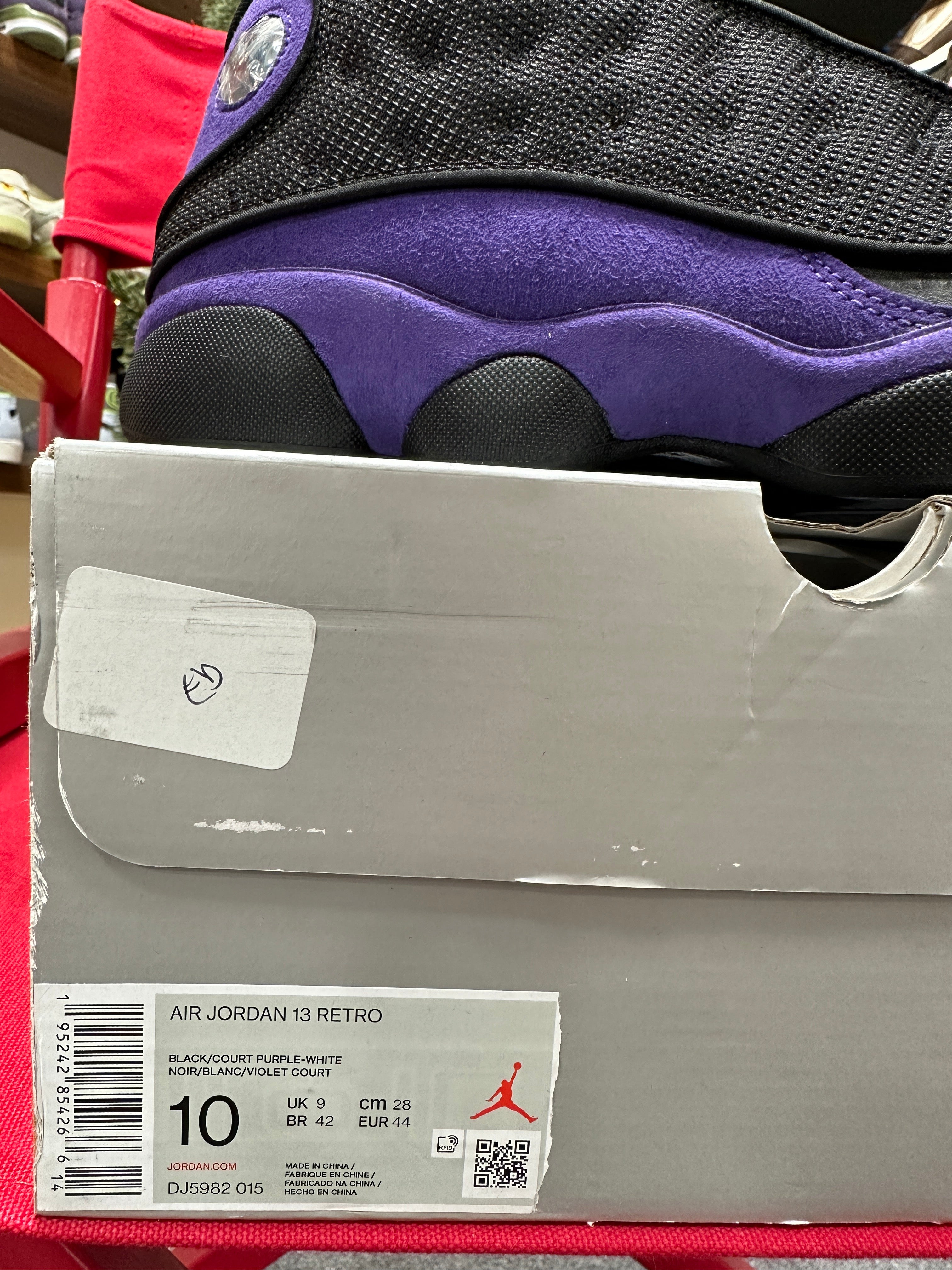 Air Jordan 13 Court Purple Sz 10