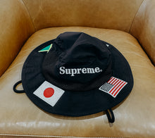 Load image into Gallery viewer, Supreme Flags Boonie Black
