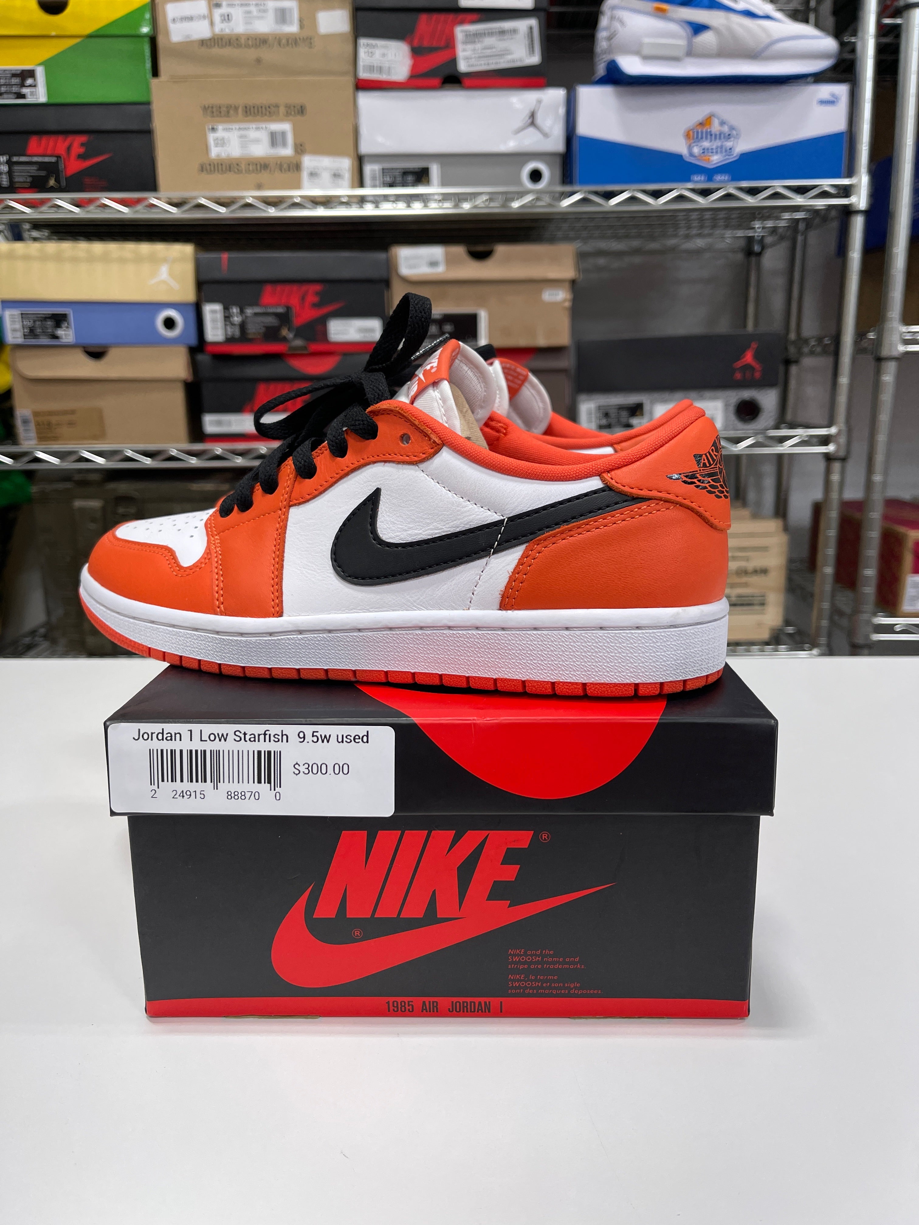 Nike WMNS Air Jordan 1 Low OG Shattered Backboard Sz 9.5