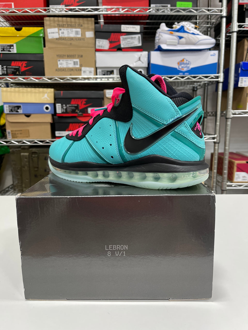 Nike Lebron 8 Pre-Heat/South Beach 2021 Sz 11