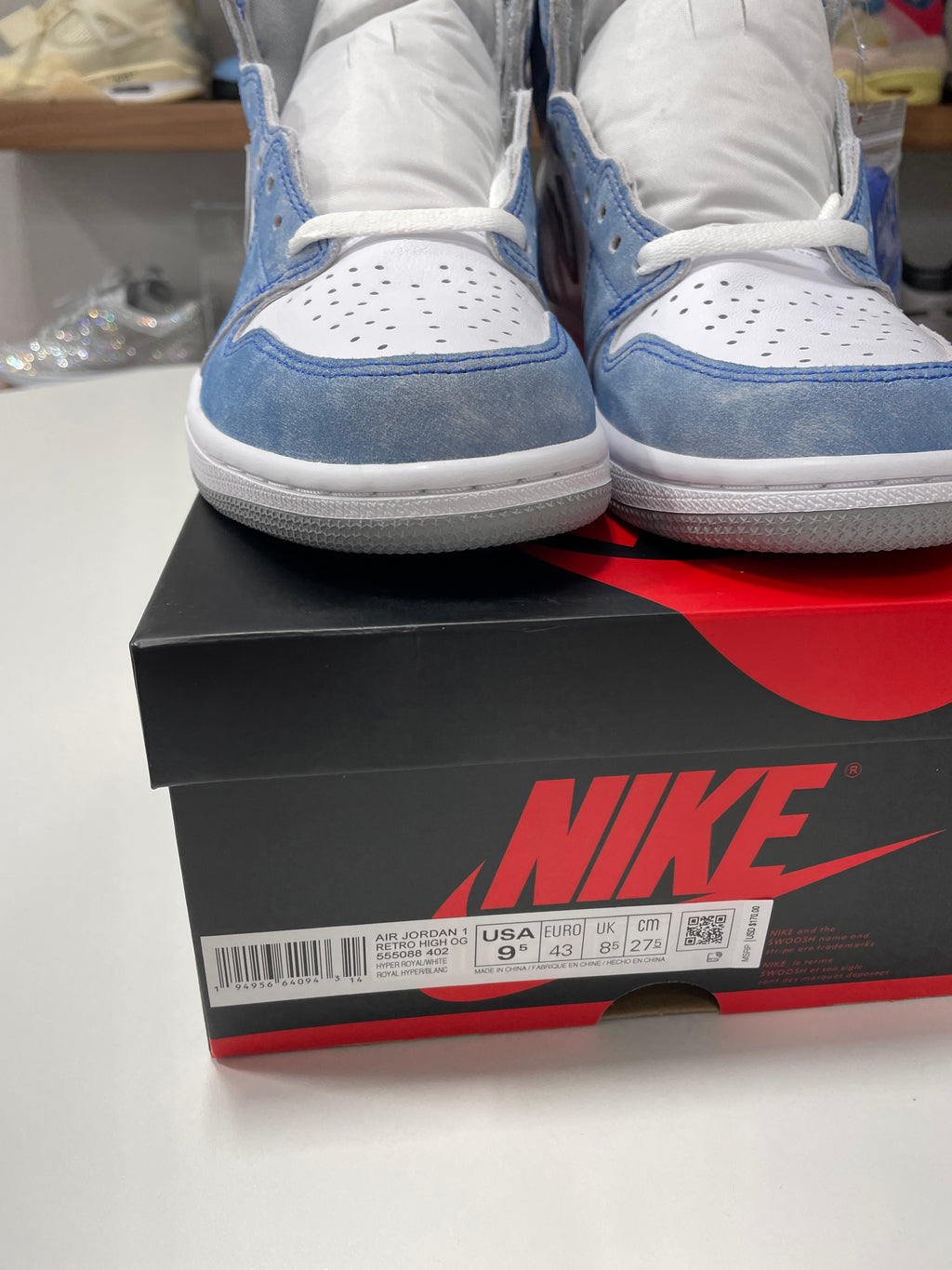 Jordan 1 Retro High Hyper Royal Sz 9.5
