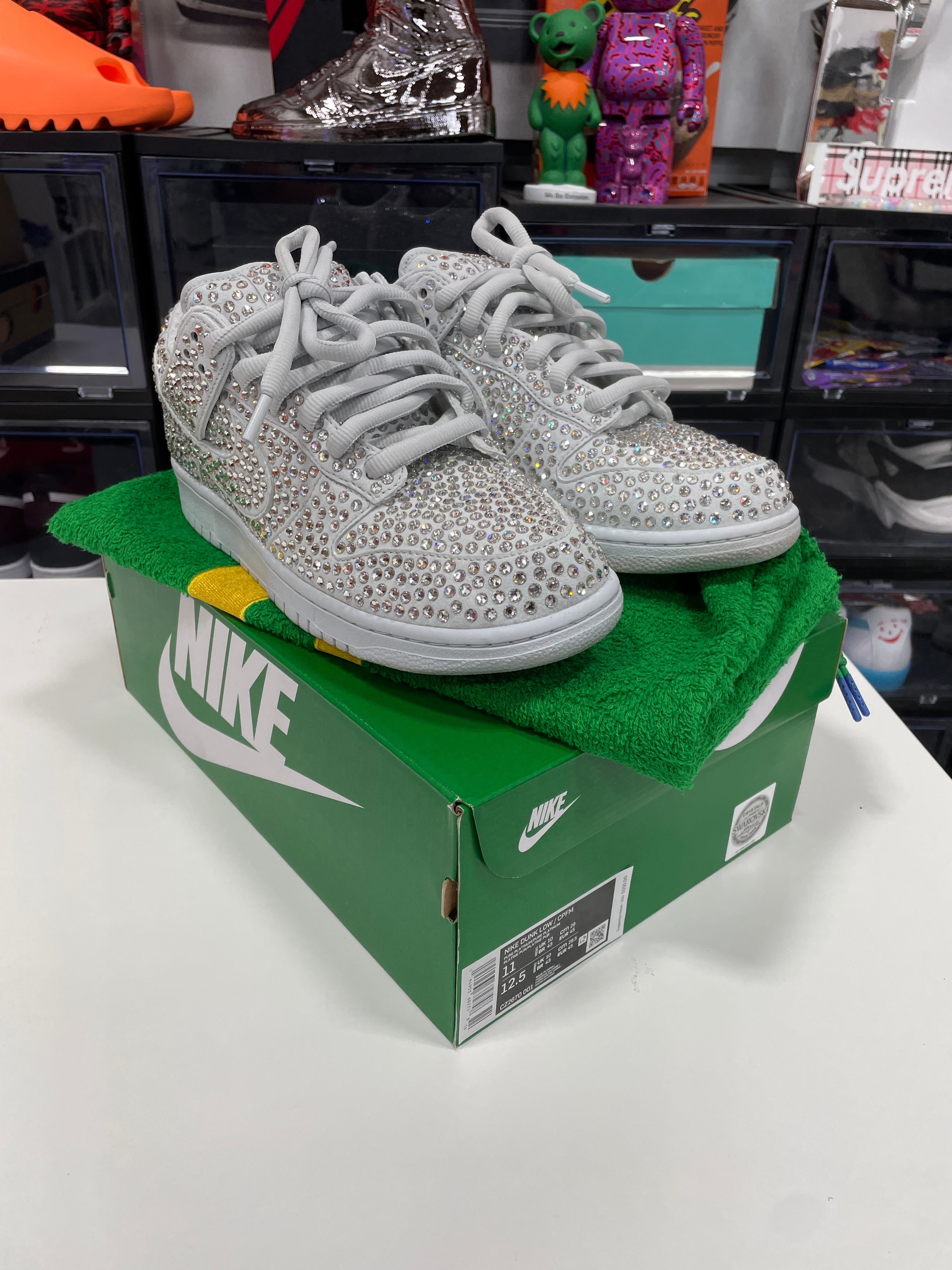 Nike Dunk Low CPFM Pure Platinum Sz 11