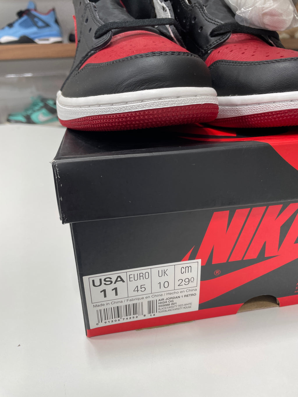 Jordan 1 Retro Bred "Banned" (2016) Sz 11