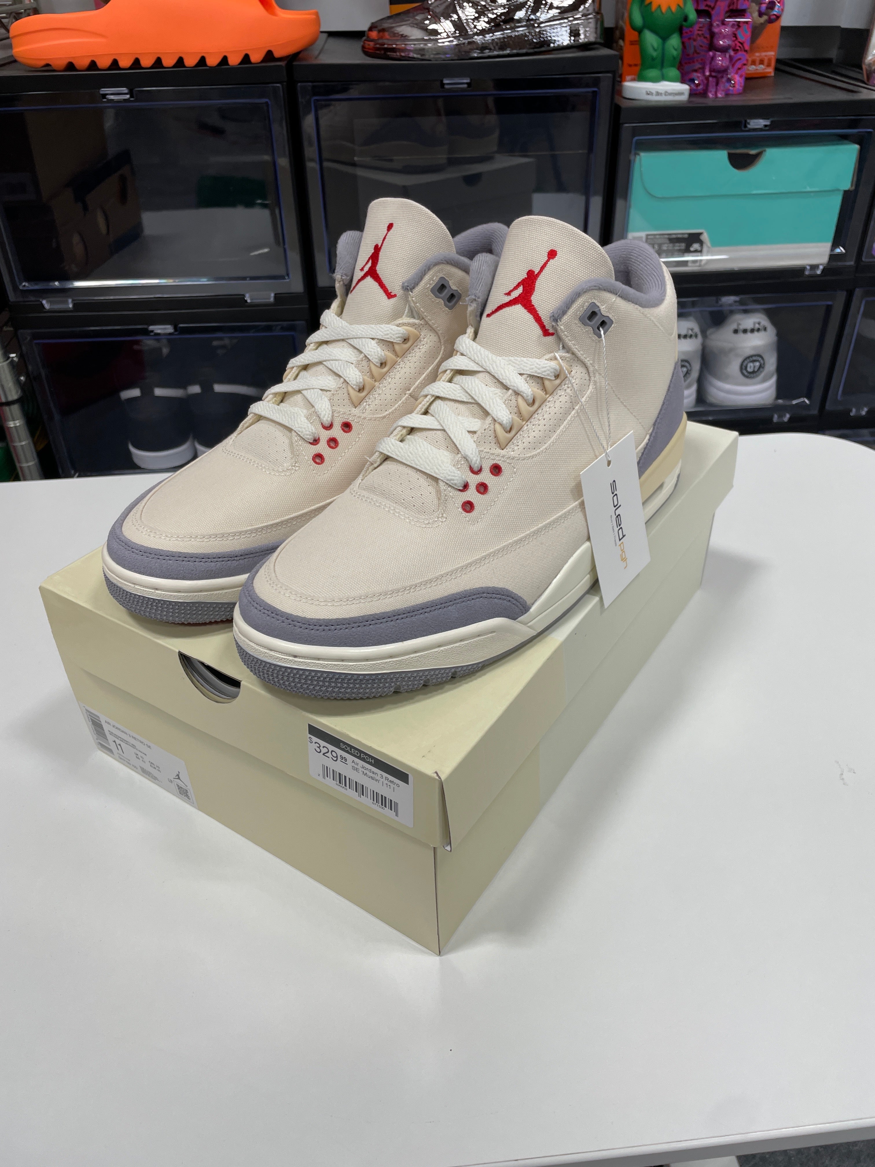 Jordan 3 Retro Muslin Sz 11