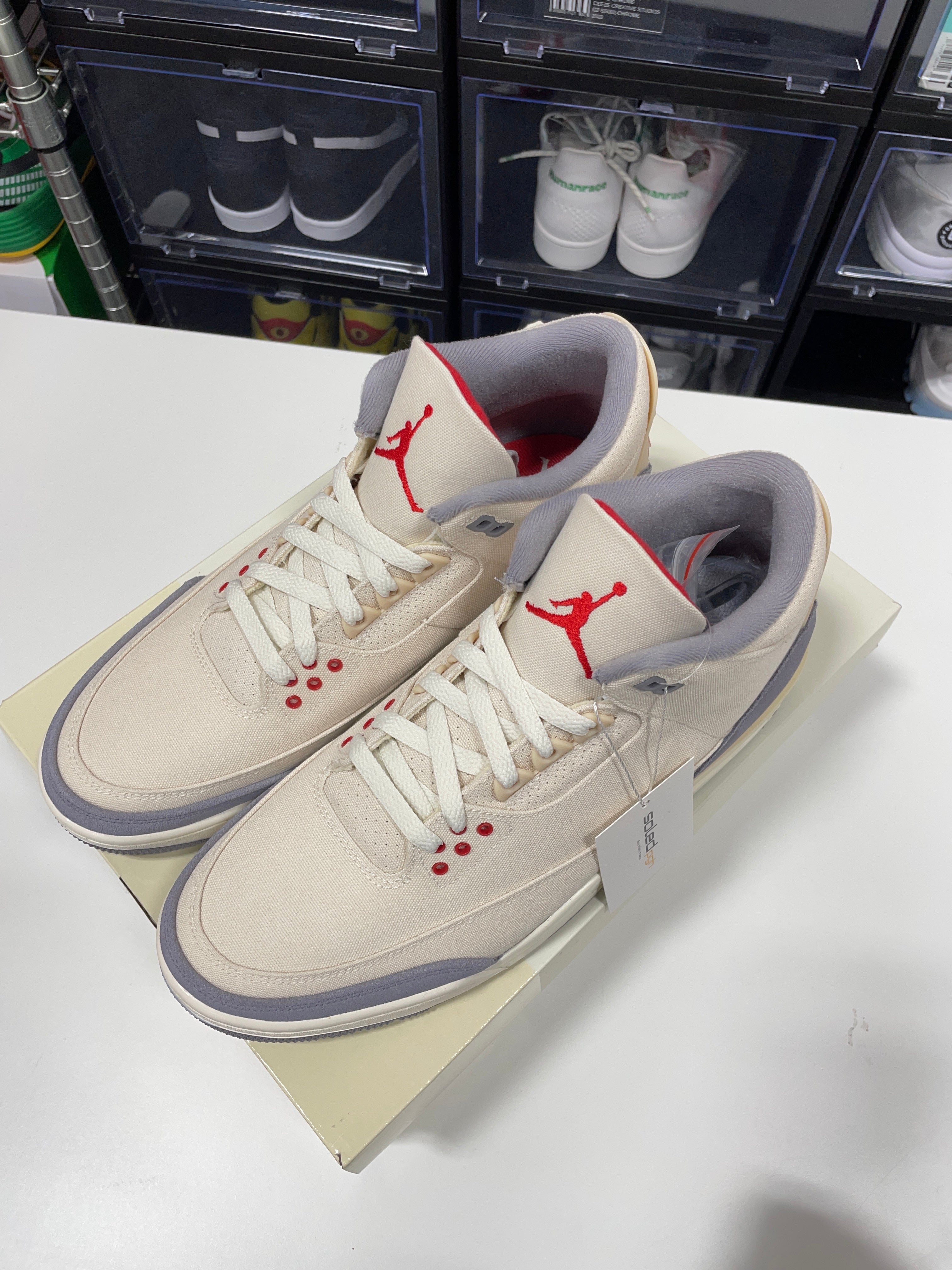 Jordan 3 Retro Muslin Sz 11