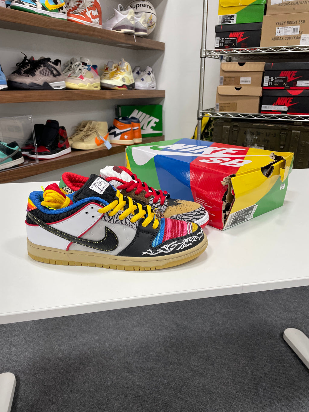 Nike SB Dunk Low What The Paul Sz 10.5 DAMAGED BOX