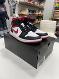 Jordan 1 Mid Gym Red Black White Sz 9.5