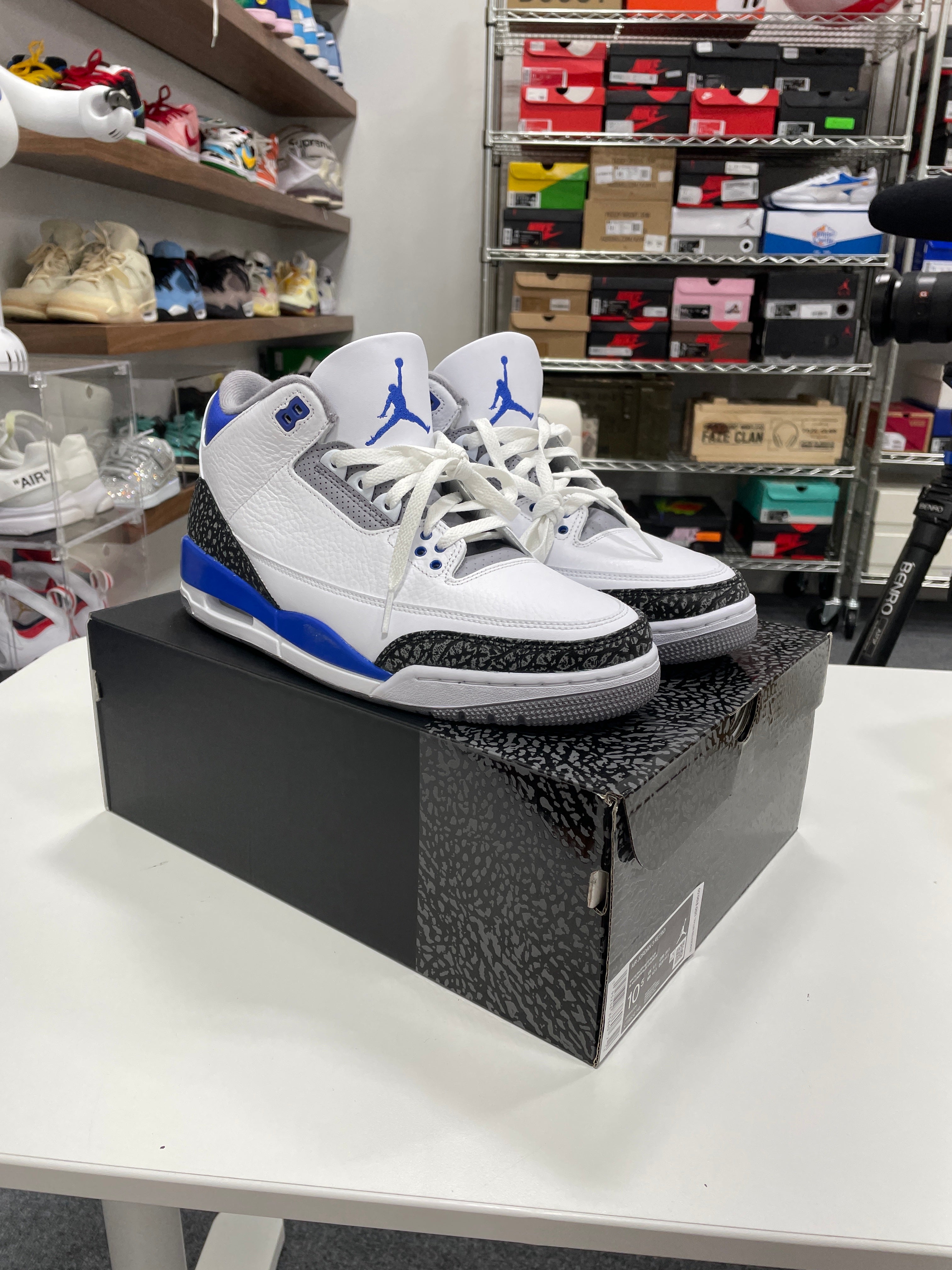 Jordan 3 Retro Racer Blue Sz 10.5