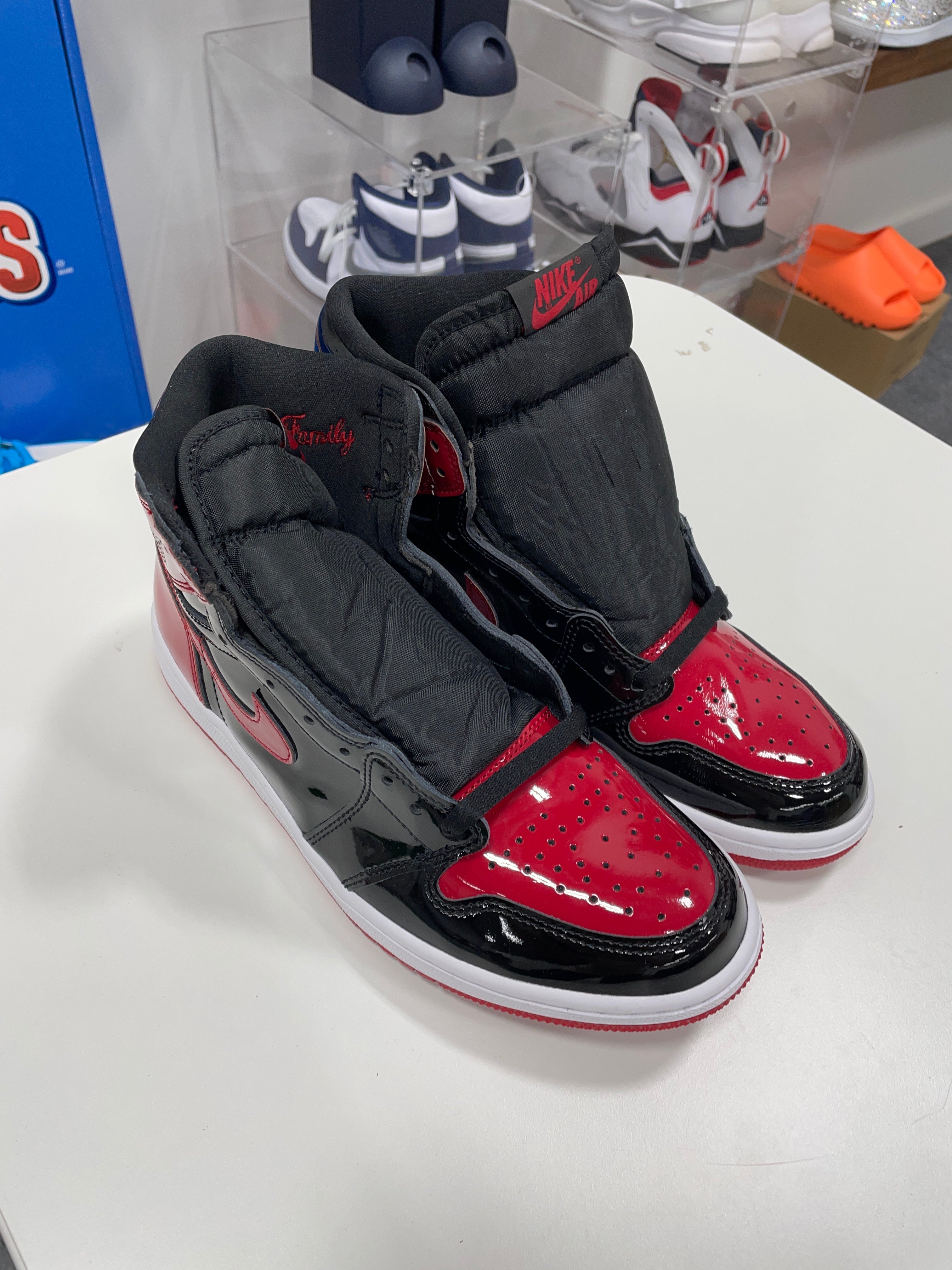 Jordan 1 High OG “Bred Patent” Sz 9 NO BOX