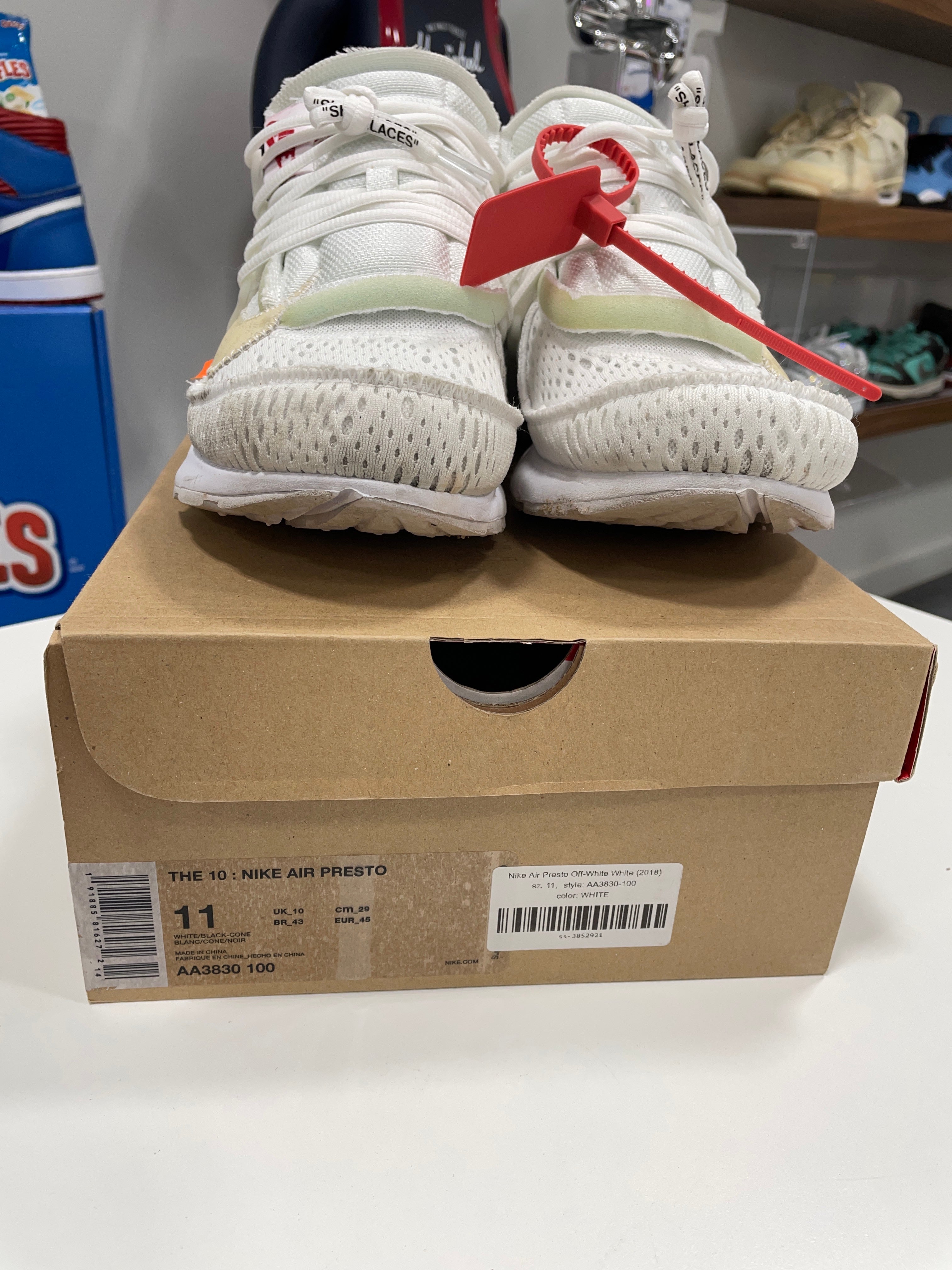 Nike Air Presto Off-White White (2018) Sz 11