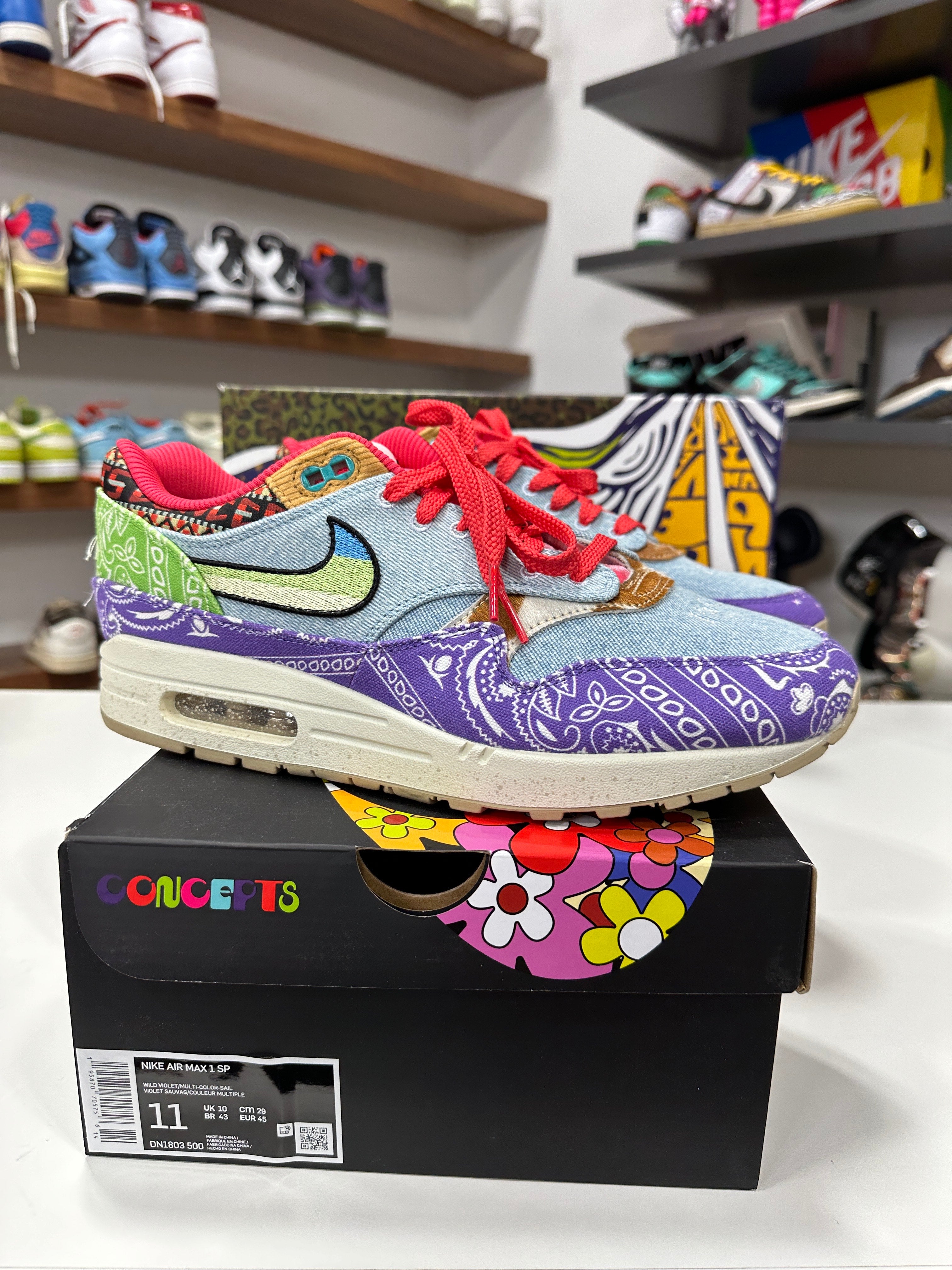 Concepts Air Max 1 Far Out Special Box Sz 11