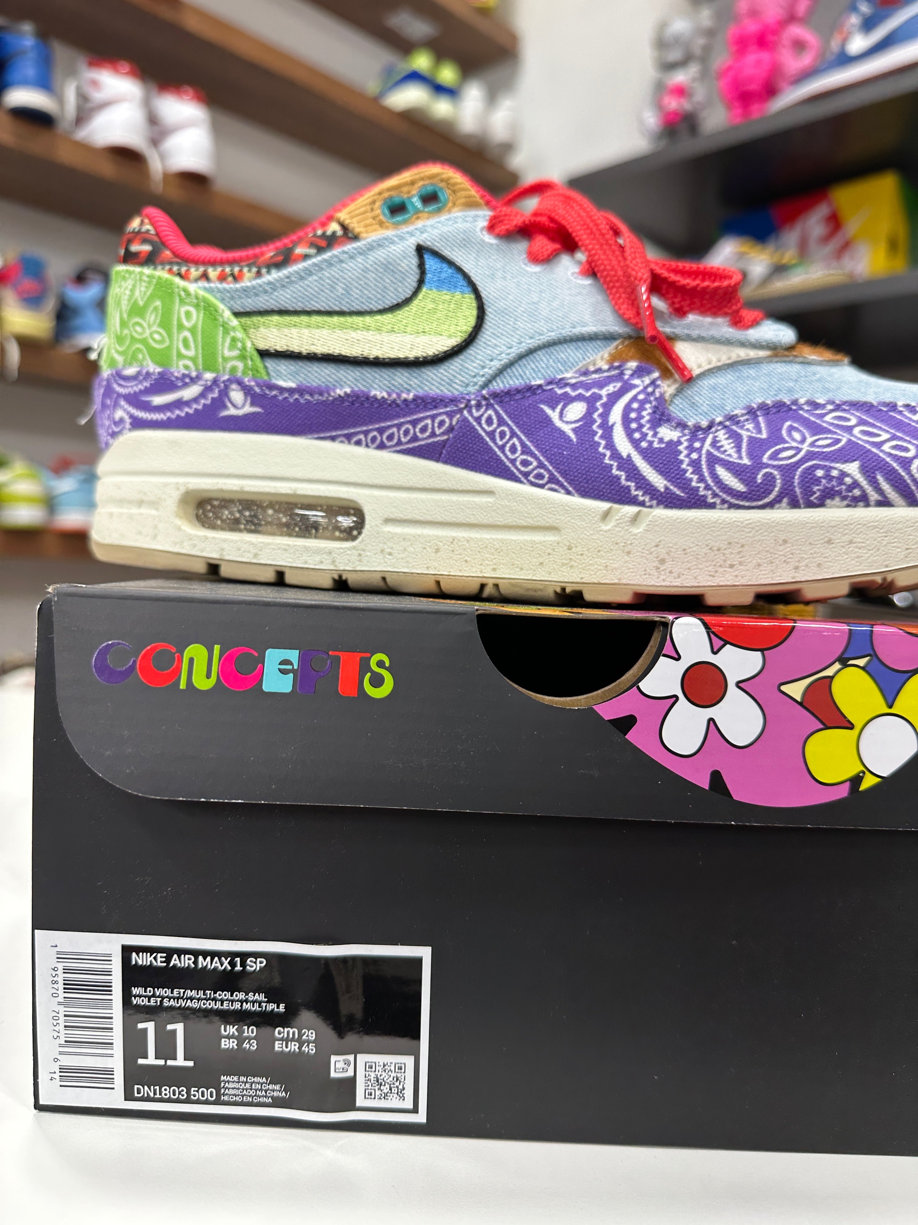Concepts Air Max 1 Far Out Special Box Sz 11