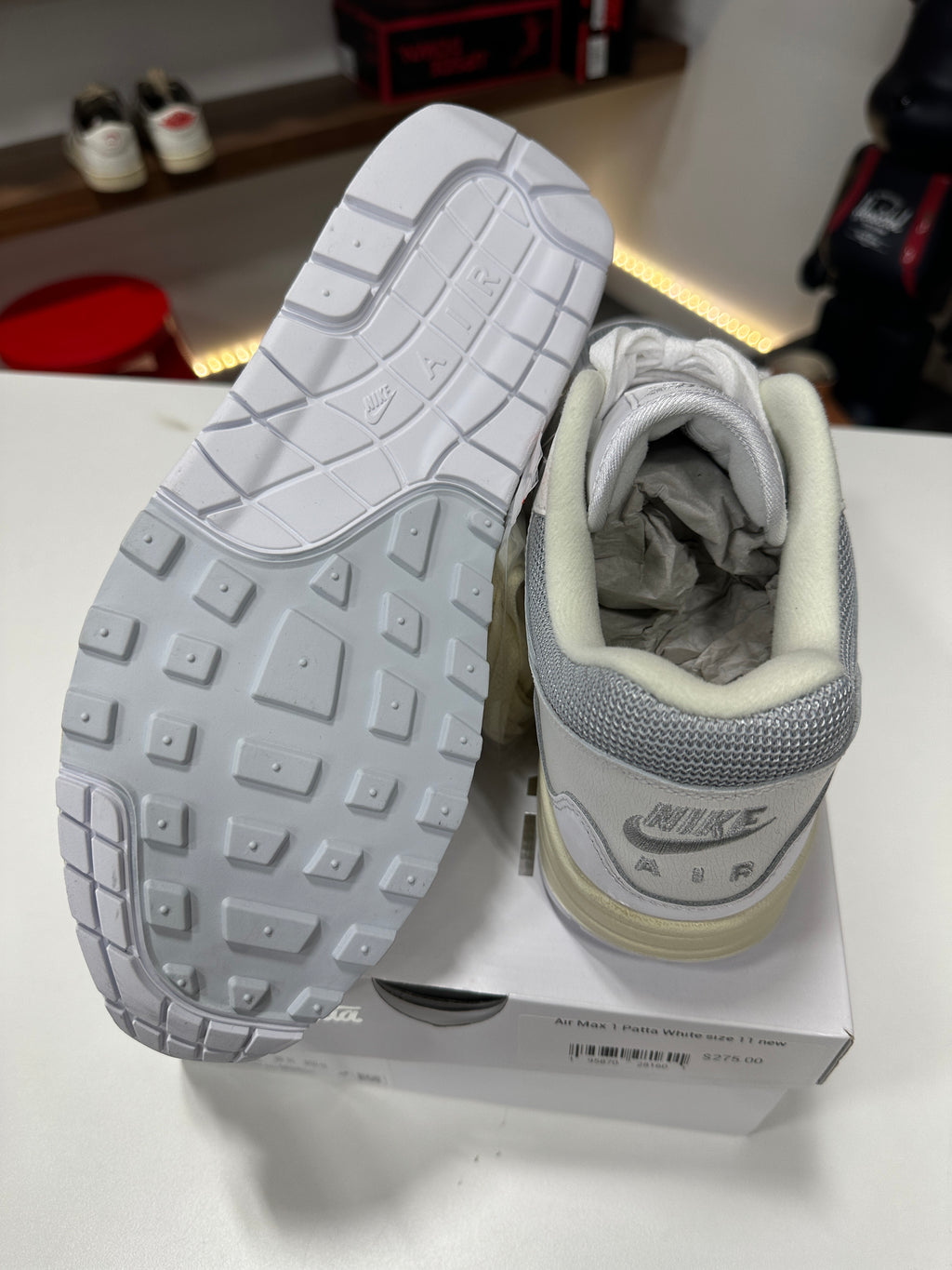 Patta Air Max One White Sz 11
