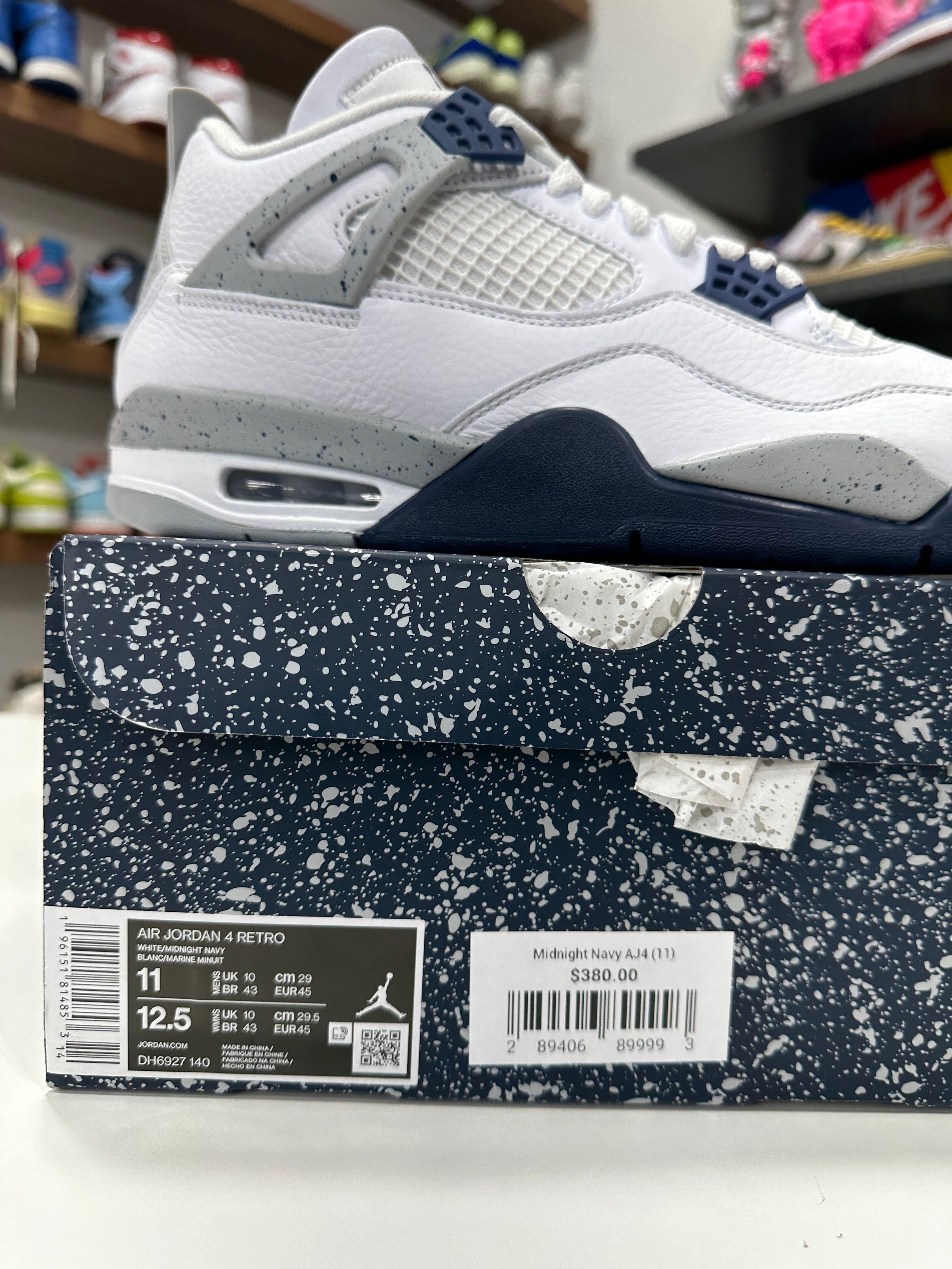 Air Jordan 4 Midnight Navy Sz 11