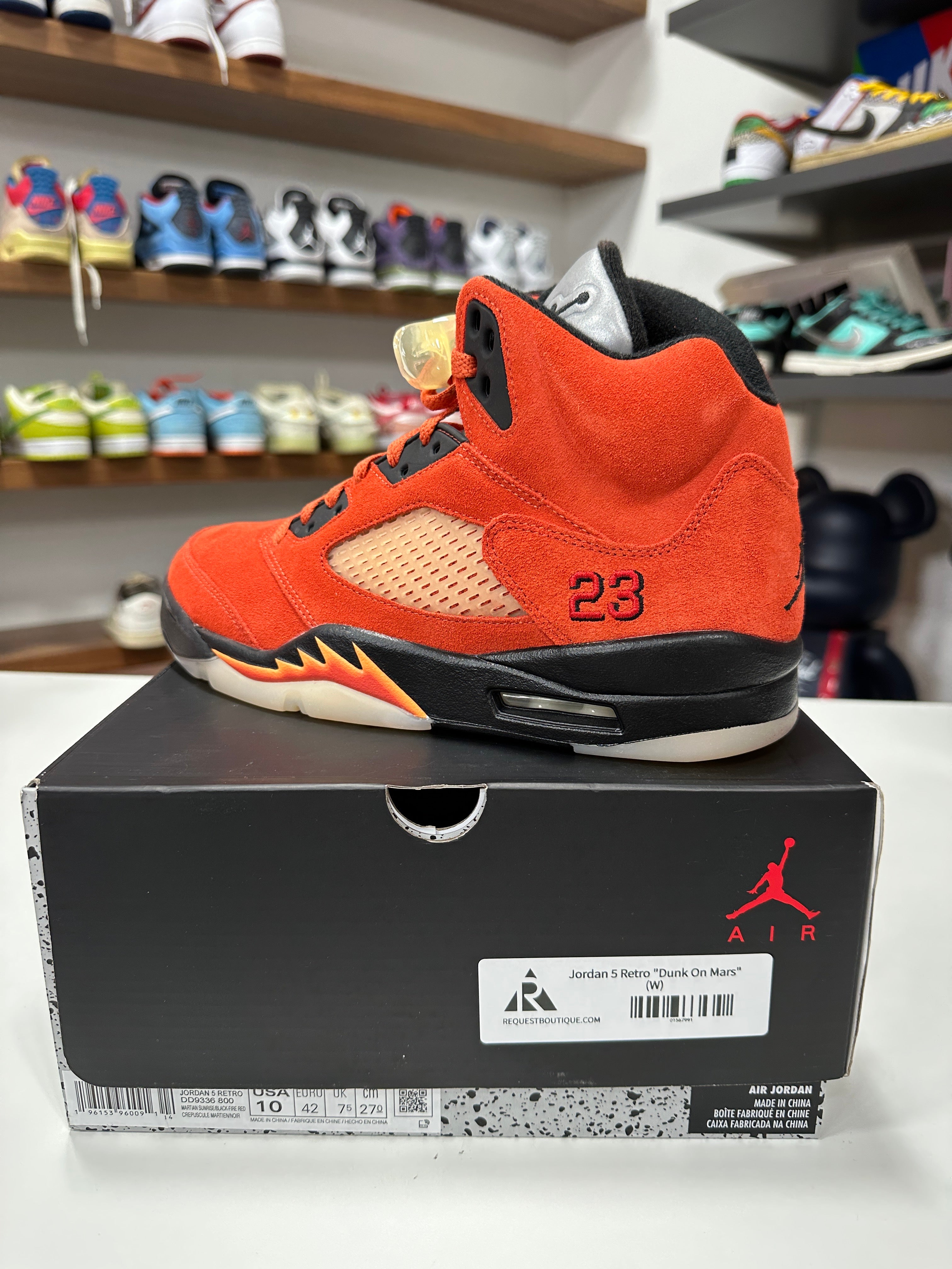 Wmns Jordan 5 Dunk On Mars Sz W10 Mens 8.5