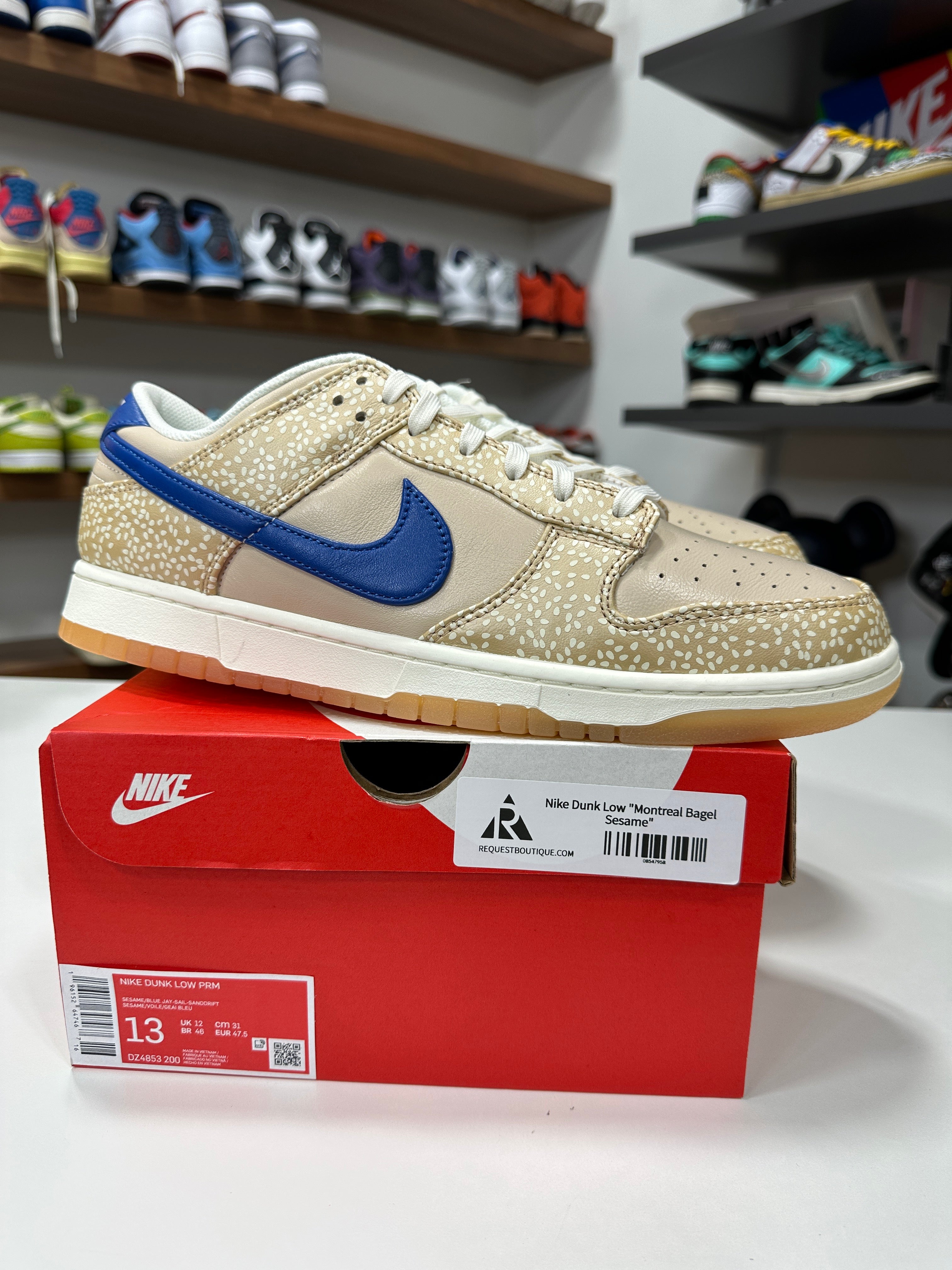 Nike Dunk Low Montreal Bagel Sesame Sz 13