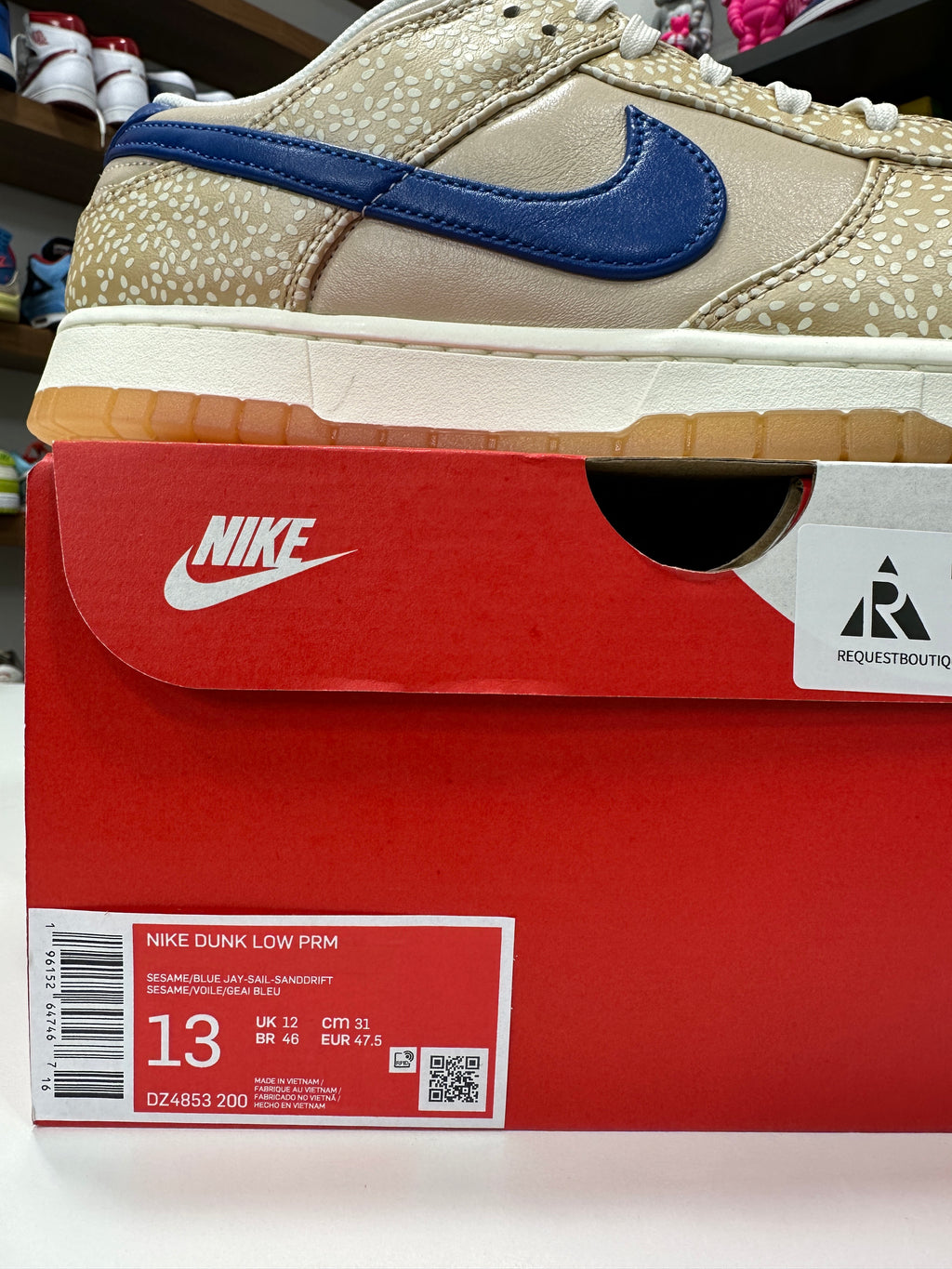 Nike Dunk Low Montreal Bagel Sesame Sz 13