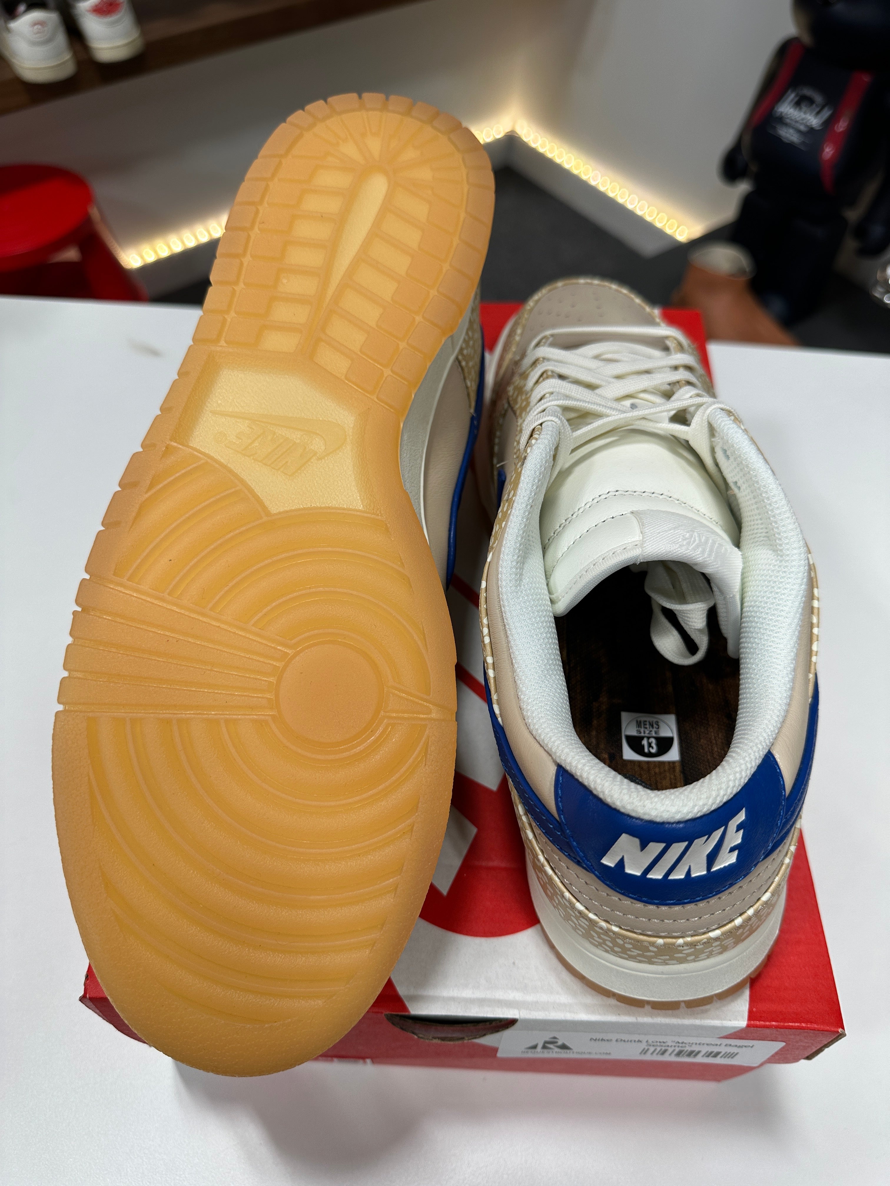 Nike Dunk Low Montreal Bagel Sesame Sz 13