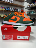 Nike Dunk Low Miami Hurricanes Sz 10.5