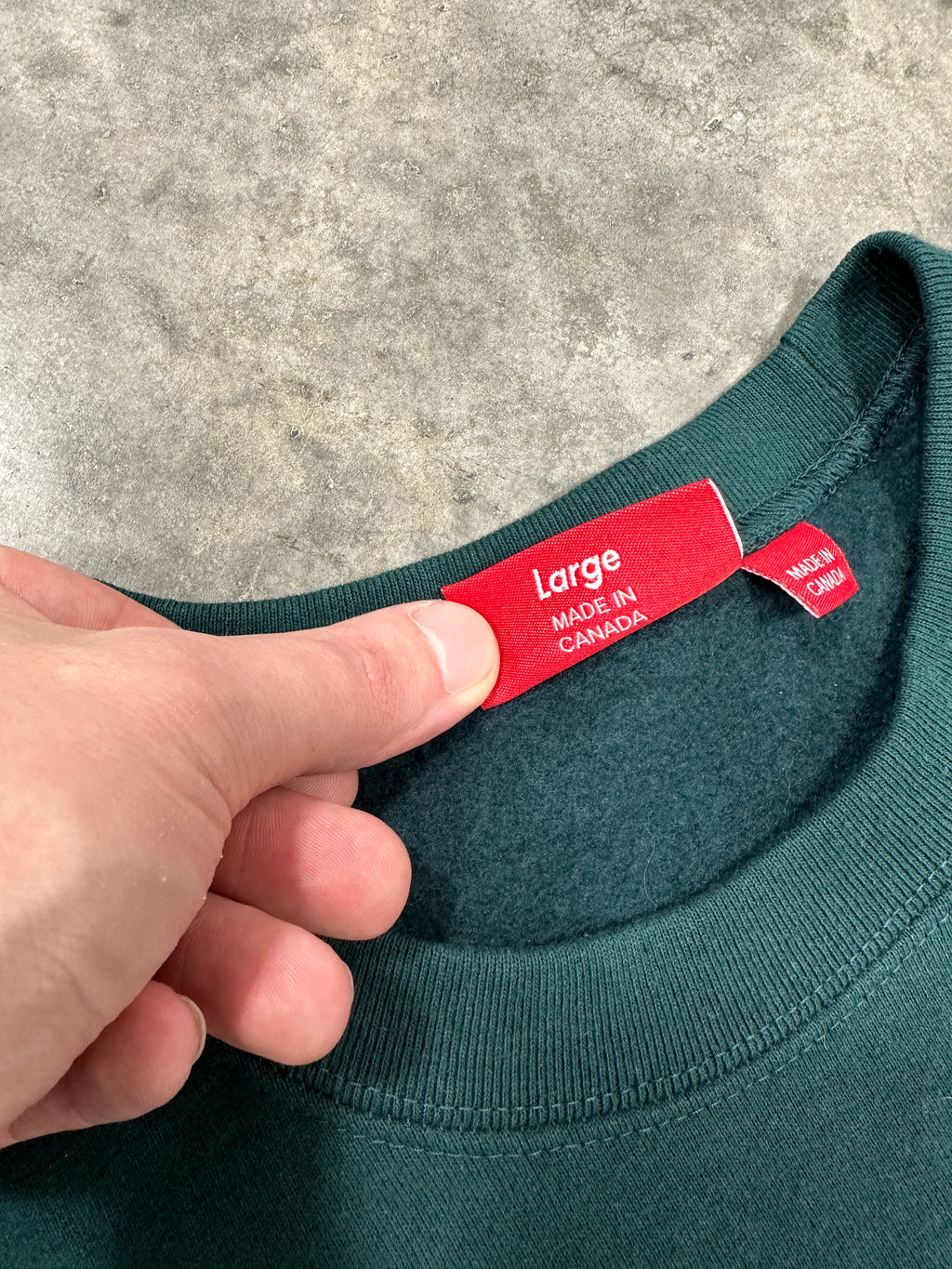 Supreme Box logo Dark Pine Sz L