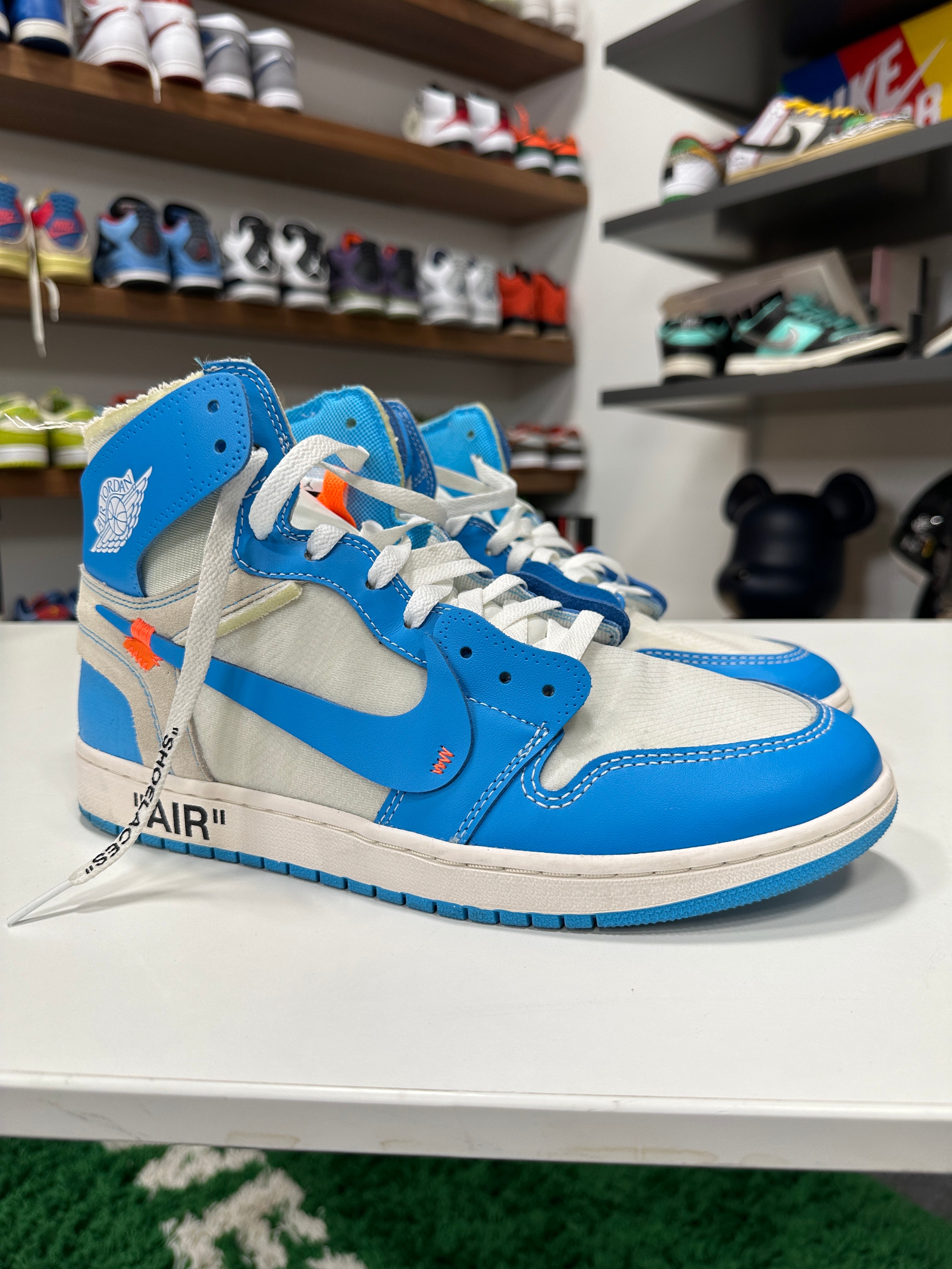 Jordan 1 High Off White UNC Sz 11 No Box
