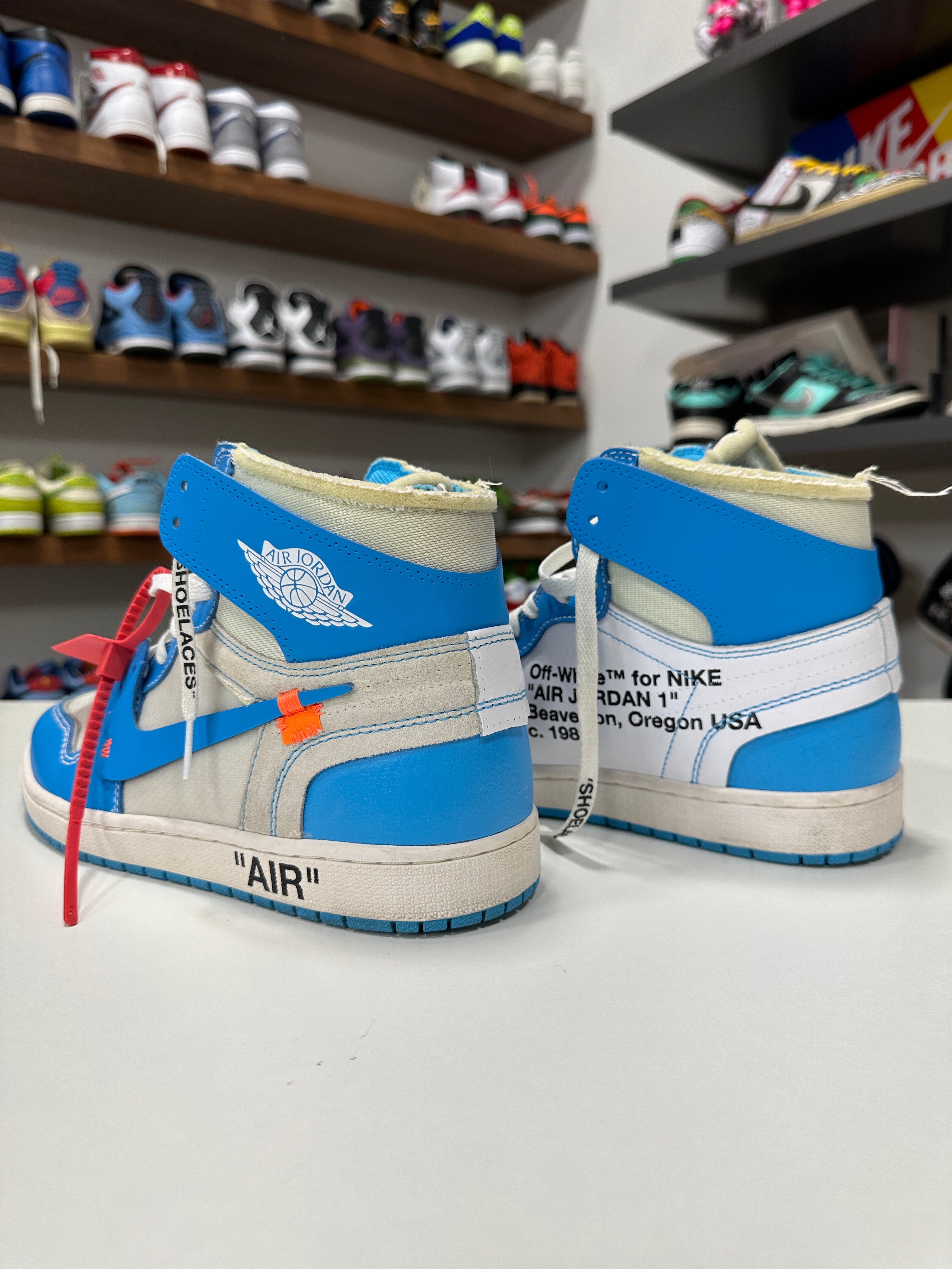 Jordan 1 High Off White UNC Sz 11 No Box