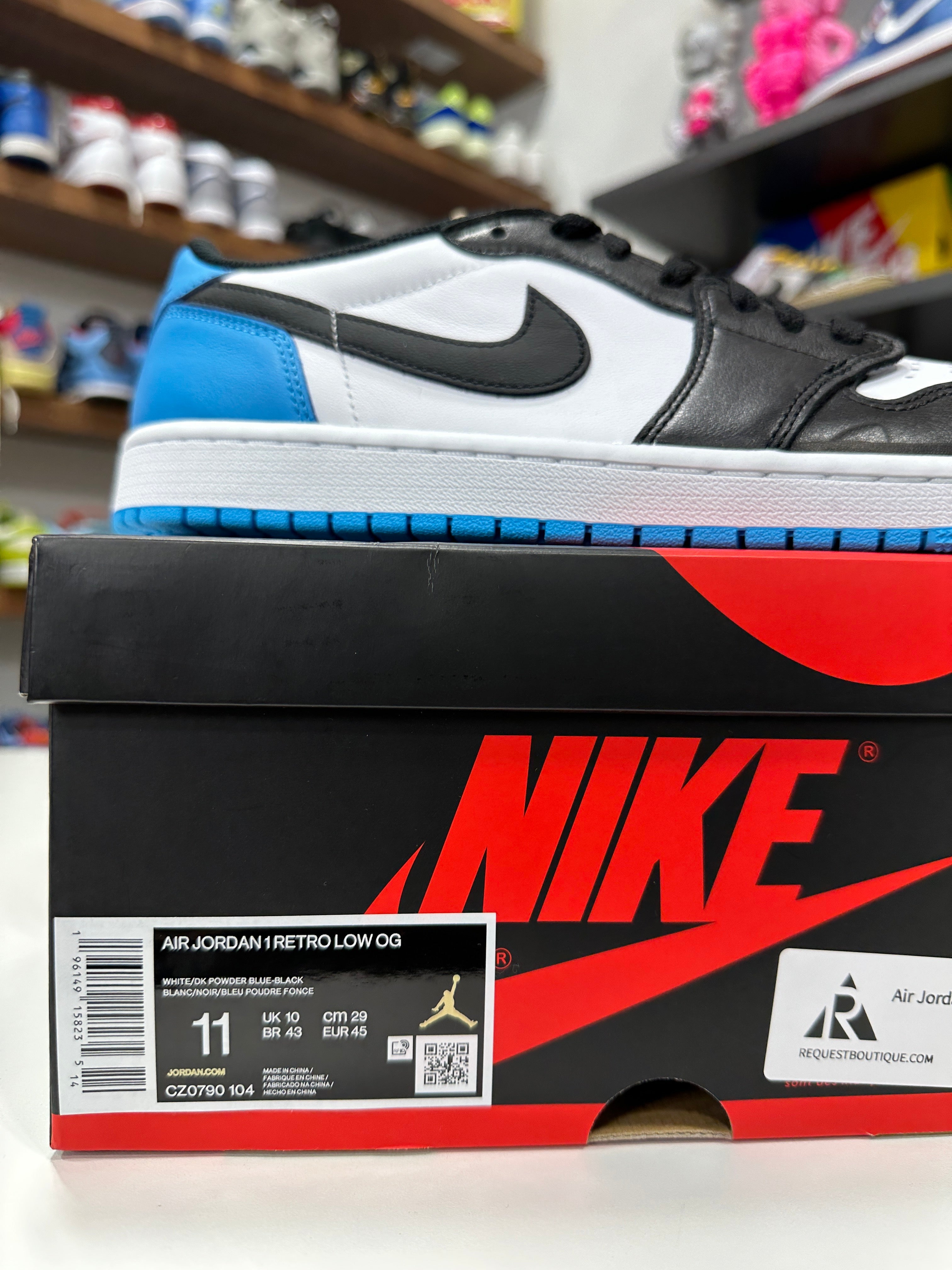 Jordan 1 Low Powder Blue Sz 11