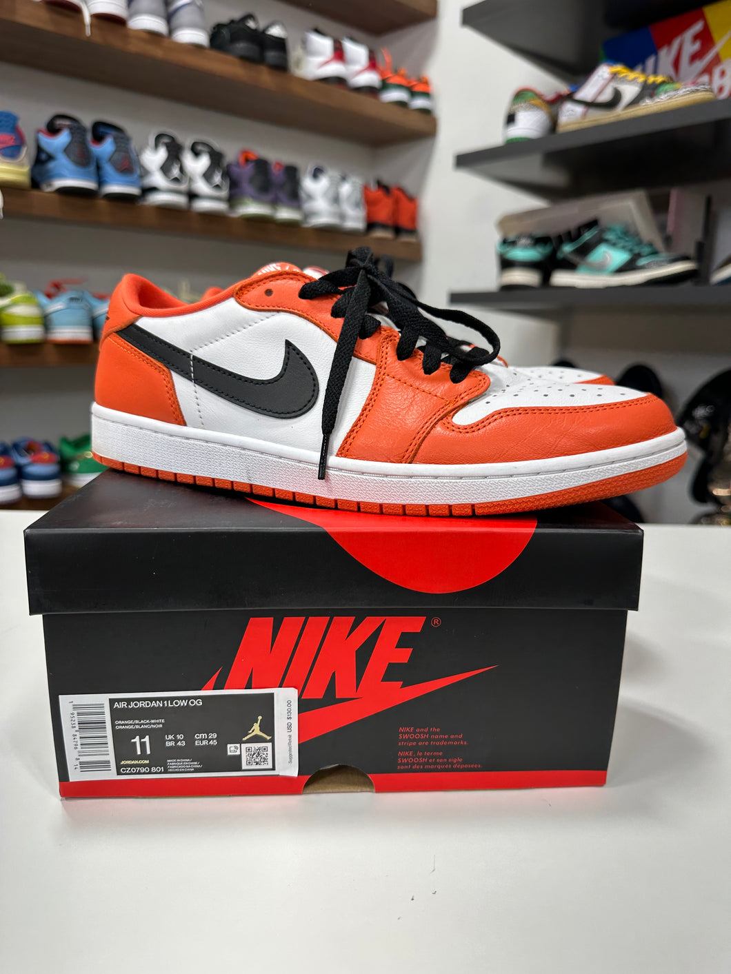Jordan 1 Low Starfish Sz 11