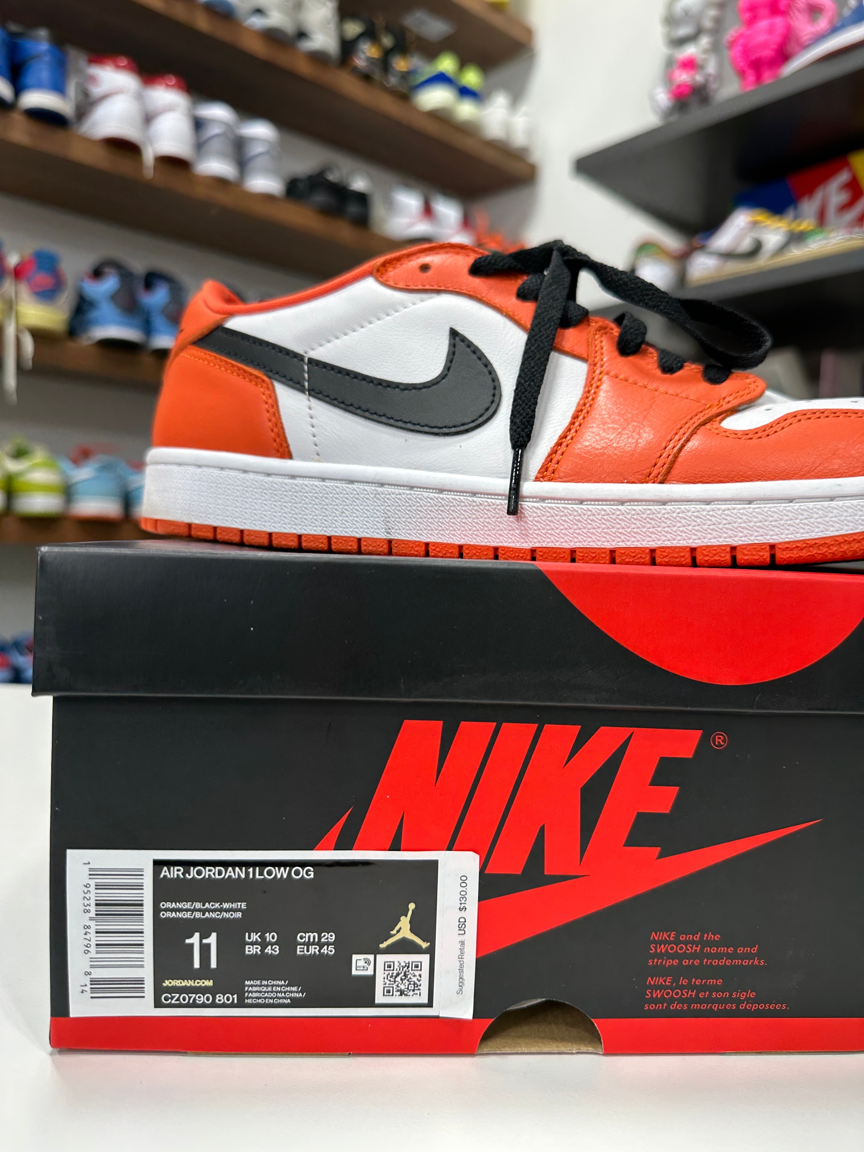 Jordan 1 Low Starfish Sz 11