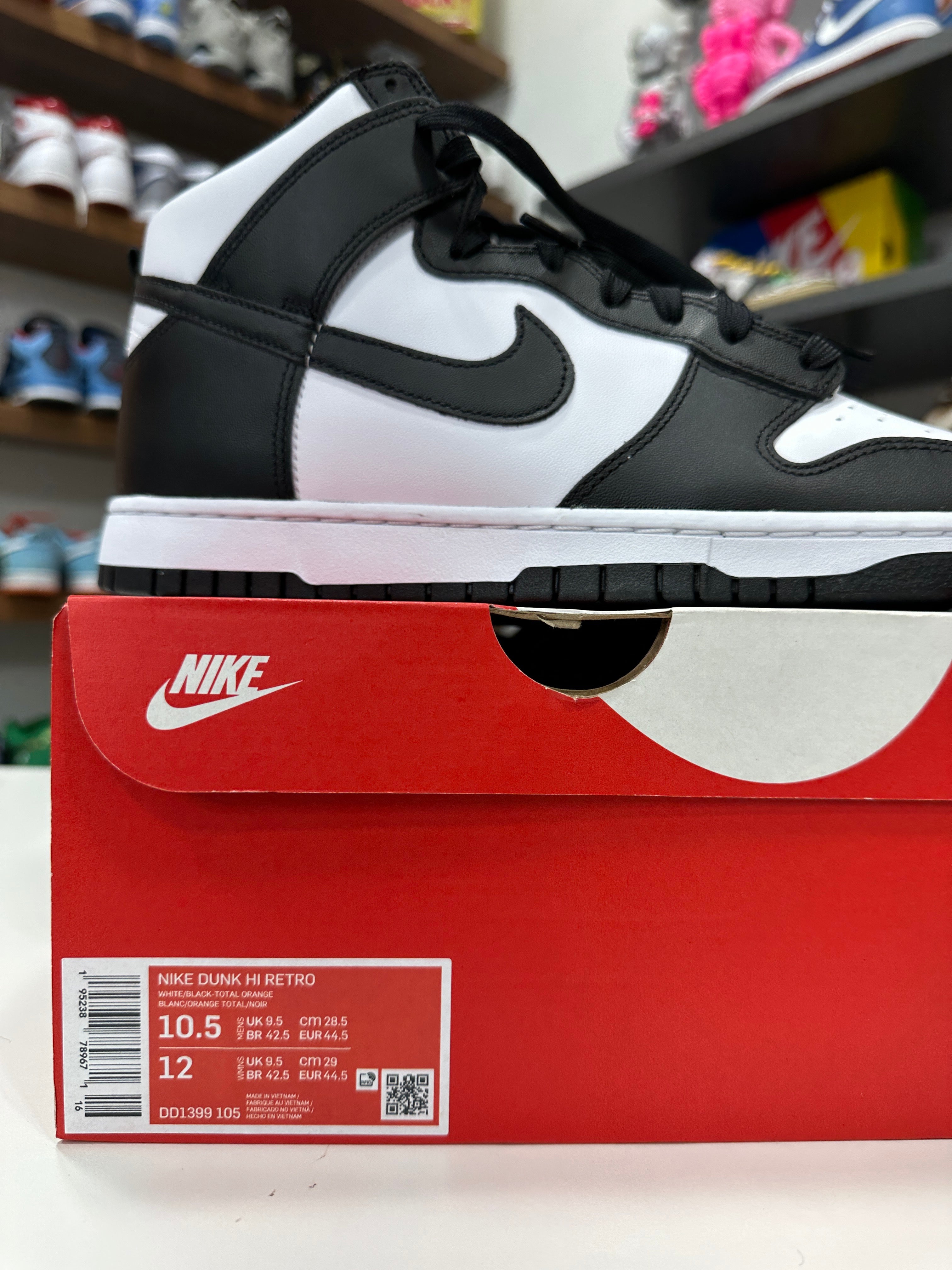 Nike Dunk High Panda Sz 10.5