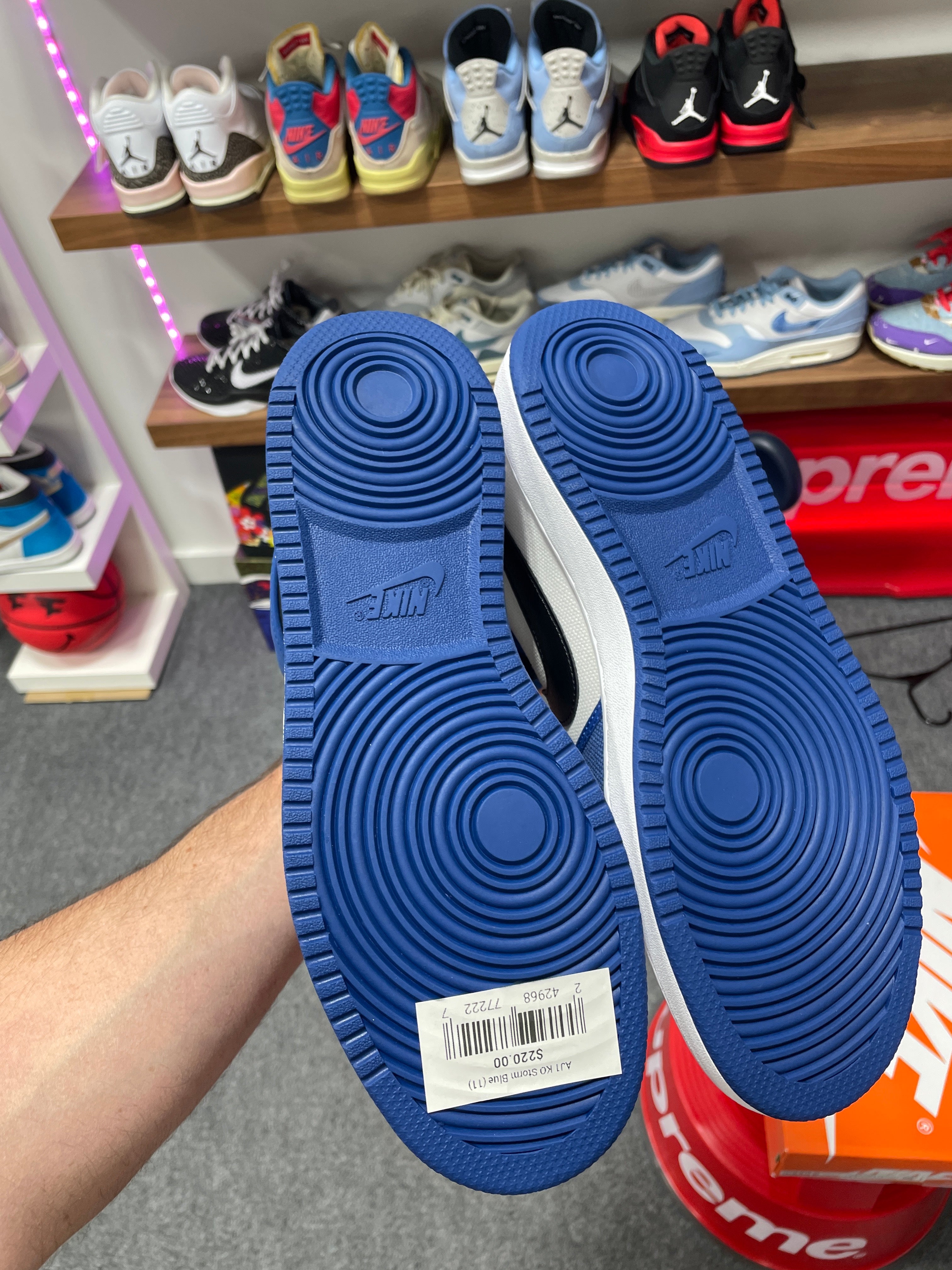 Jordan 1 Retro AJKO Storm Blue Sz 11