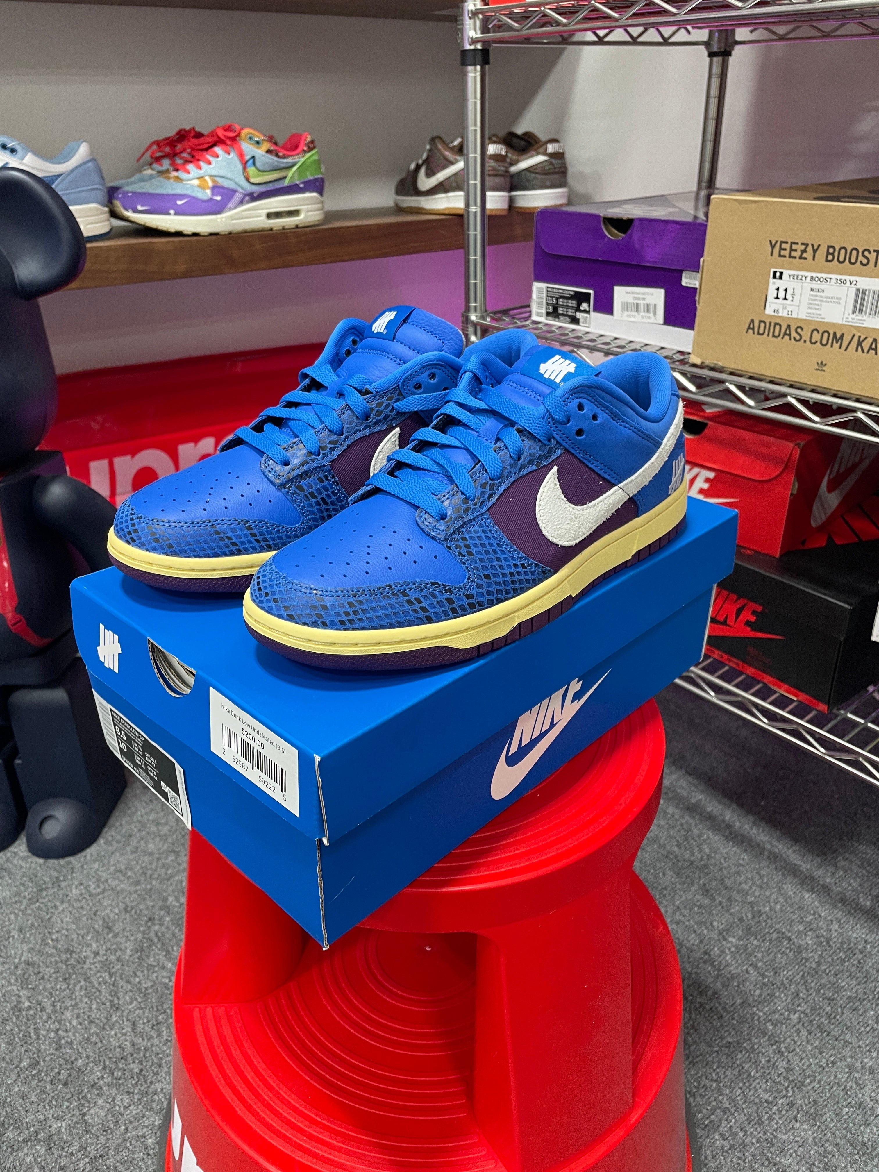 Nike Dunk Low Undefeated 5 On It Dunk vs. AF1 Sz 8.5