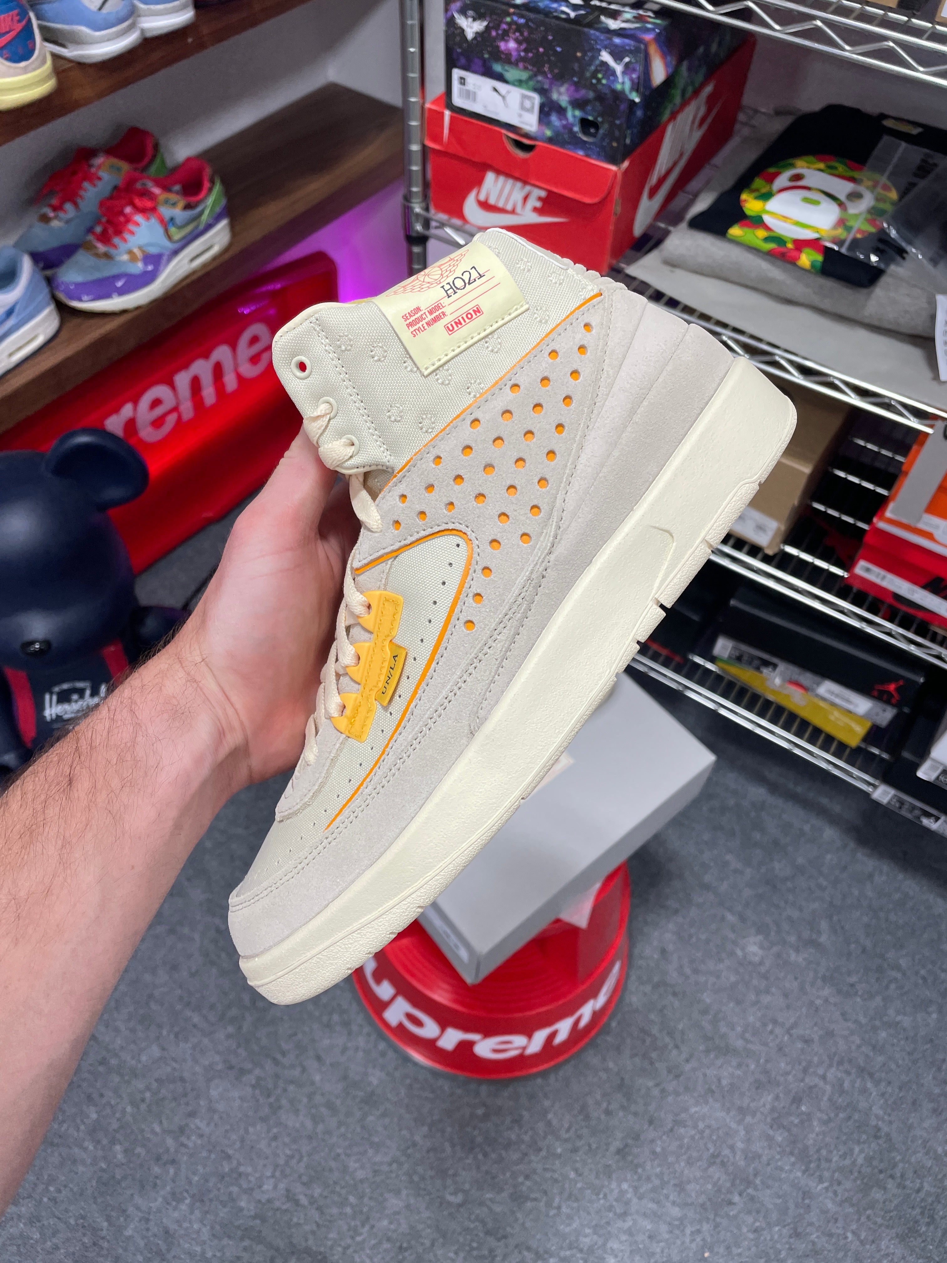 Jordan 2 Retro SP Union Rattan Sz 9