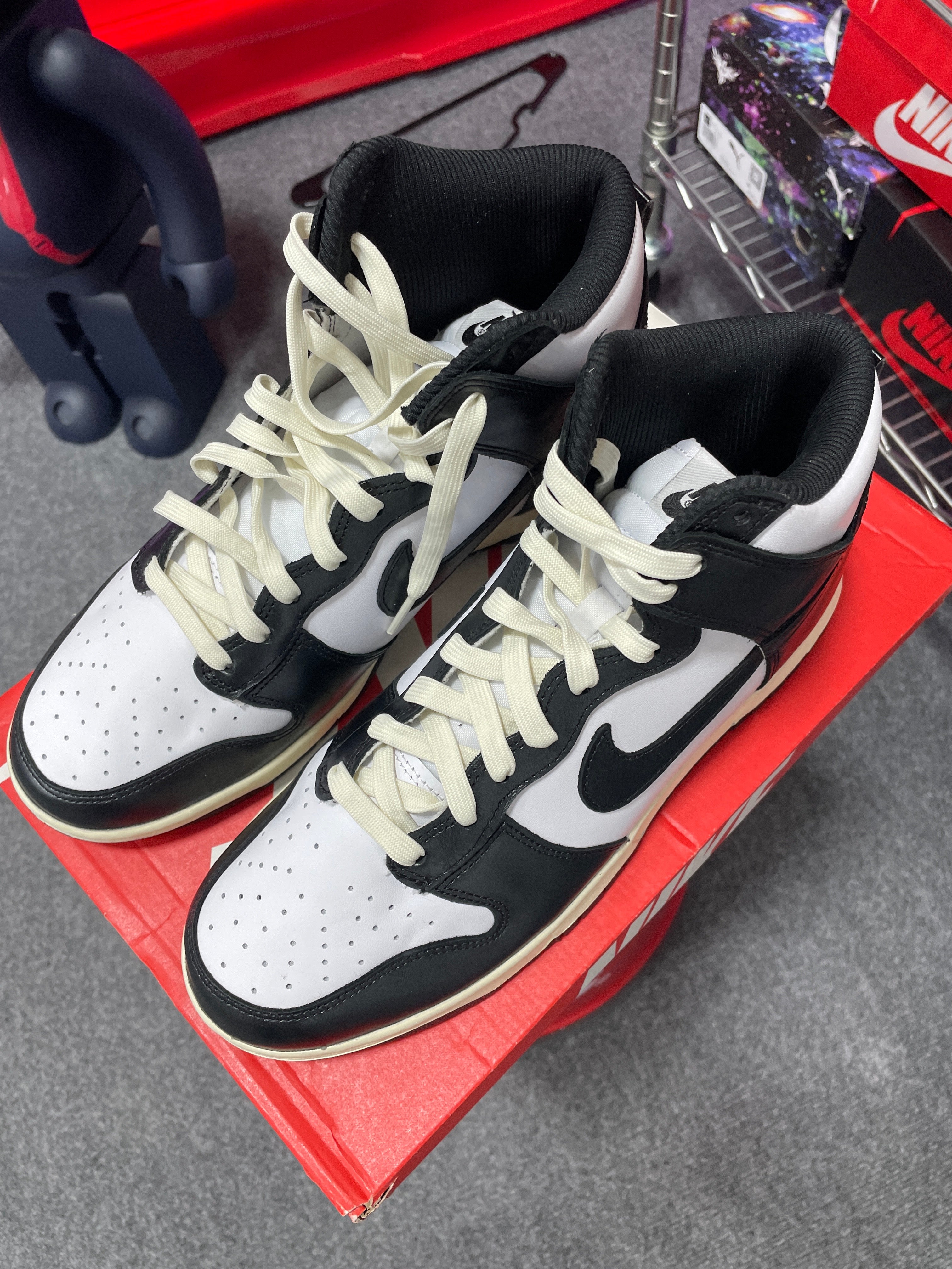 Nike Dunk High Vintage Black (W)11 Mens 9.5