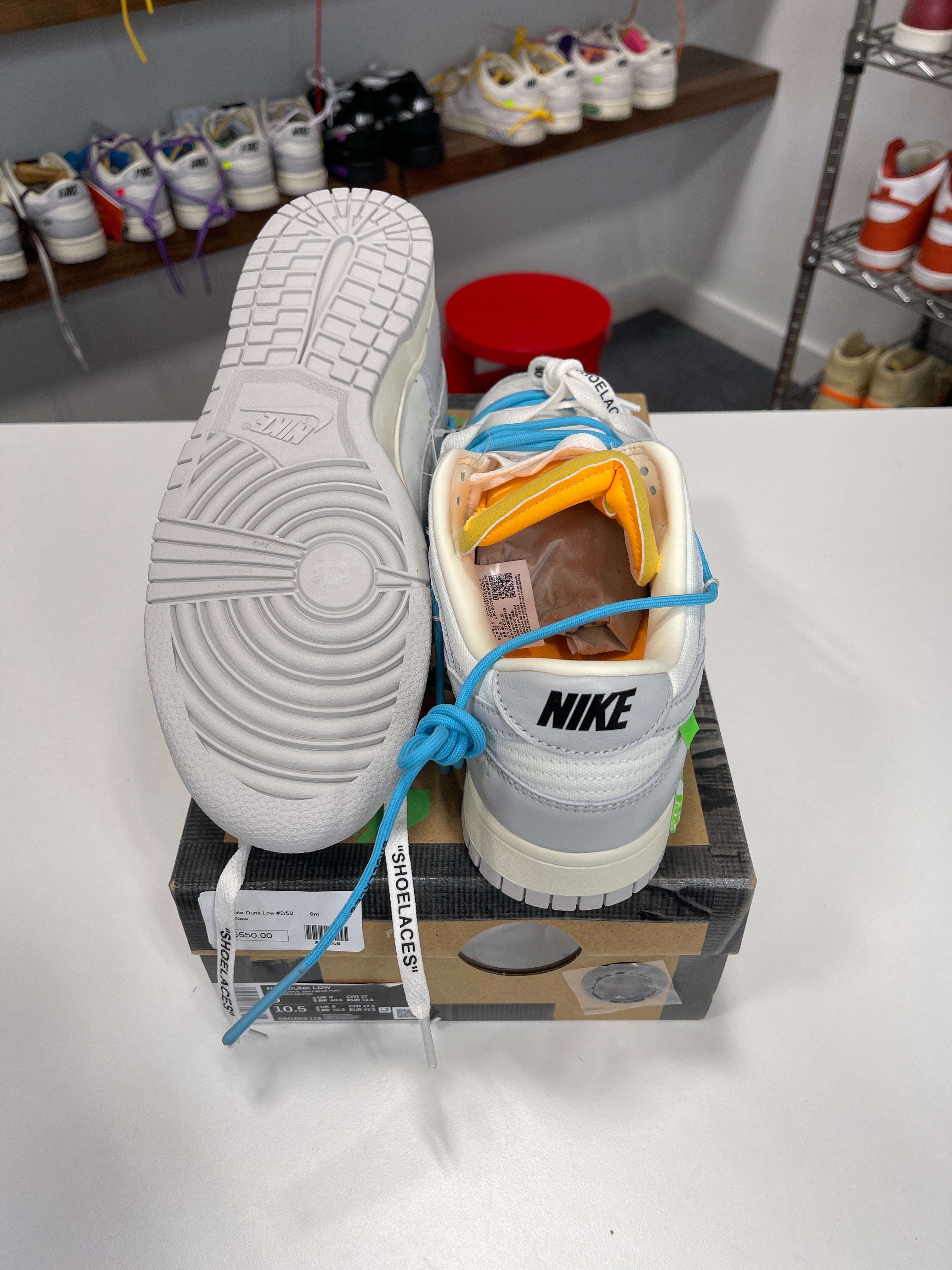 Nike Dunk Low Off-White Lot 2/50 - Sz 9