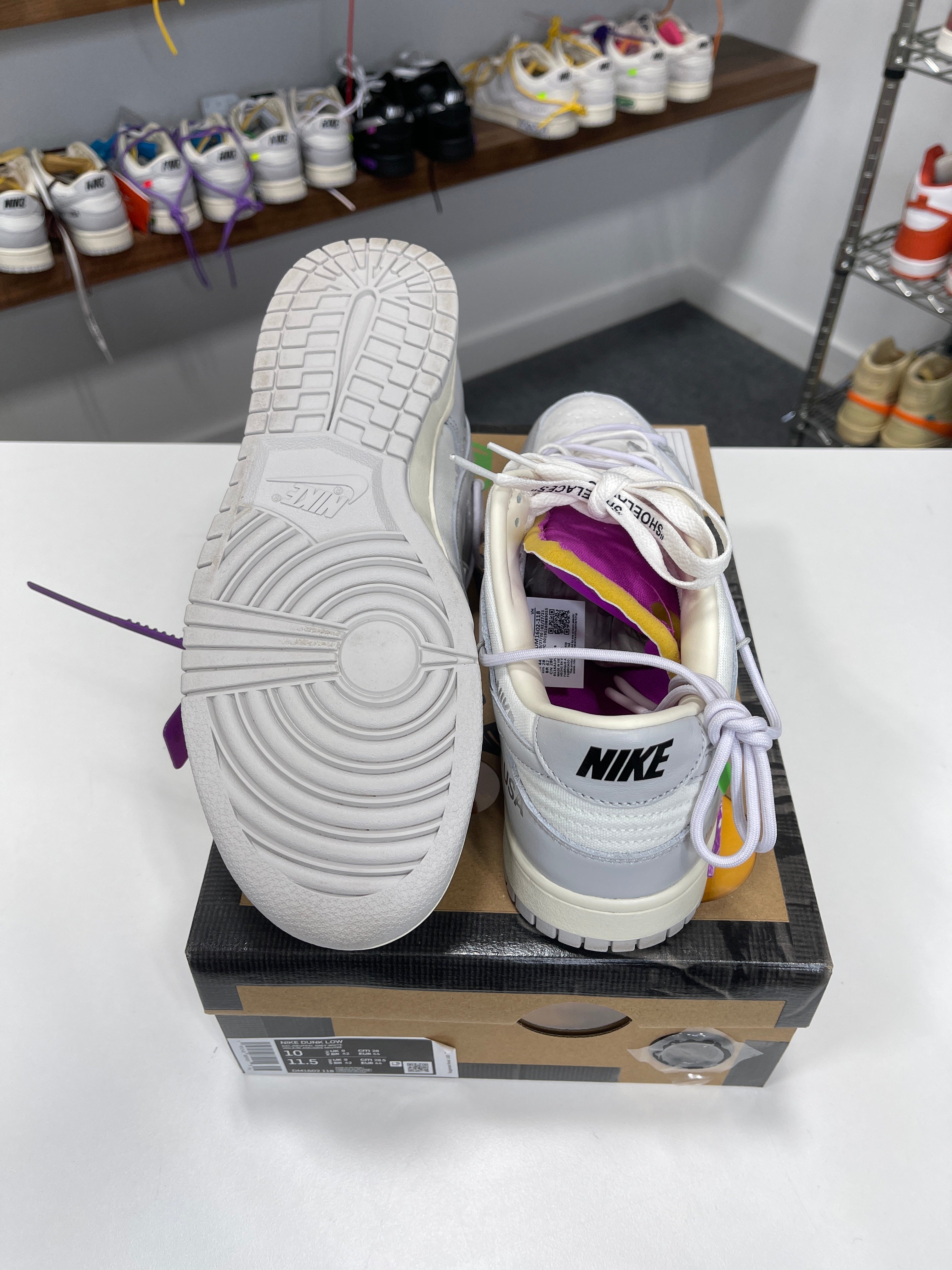 Nike Dunk Low Off-White Lot 3/50 - Sz 10