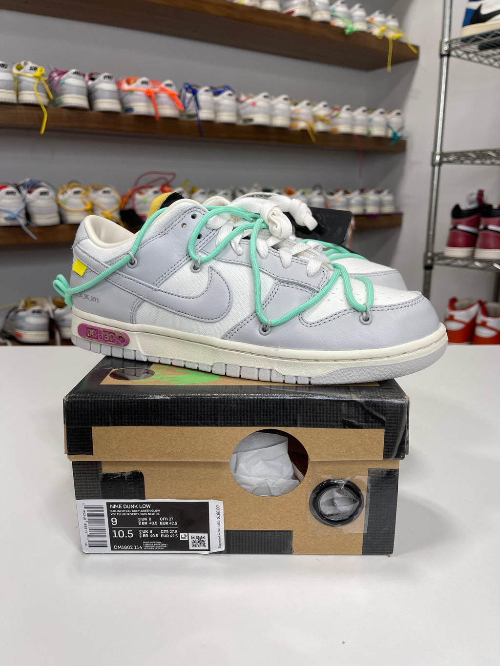 Nike Dunk Low Off-White Lot 4/50 - Sz 9